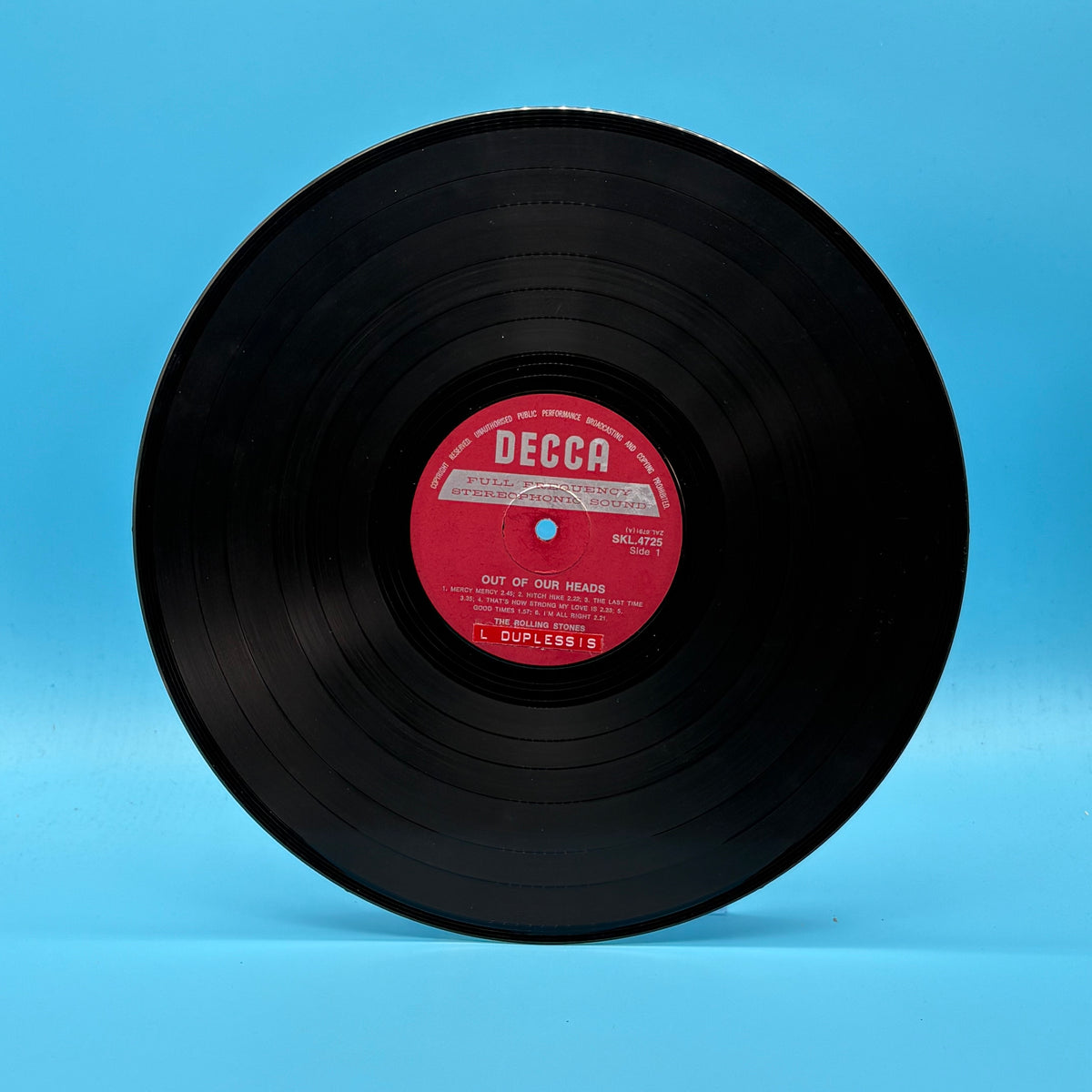The Rolling Stones - Out Of Our Heads DISC ONLY Vinyl