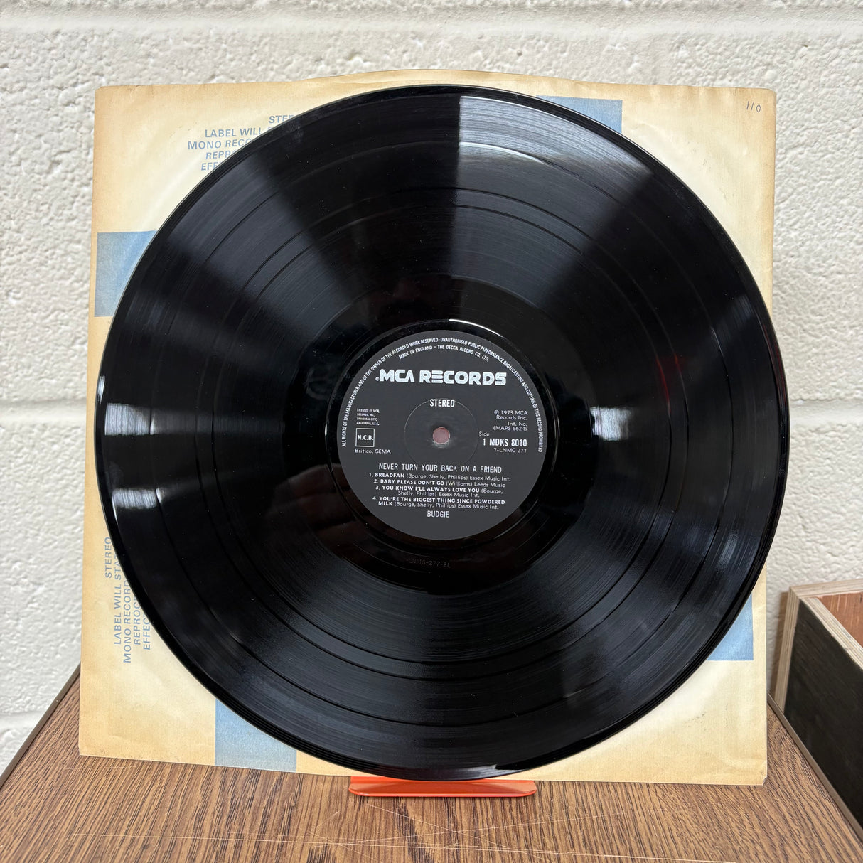 Budgie - Never Turn Your Back On A Friend - Original Press - VINYL