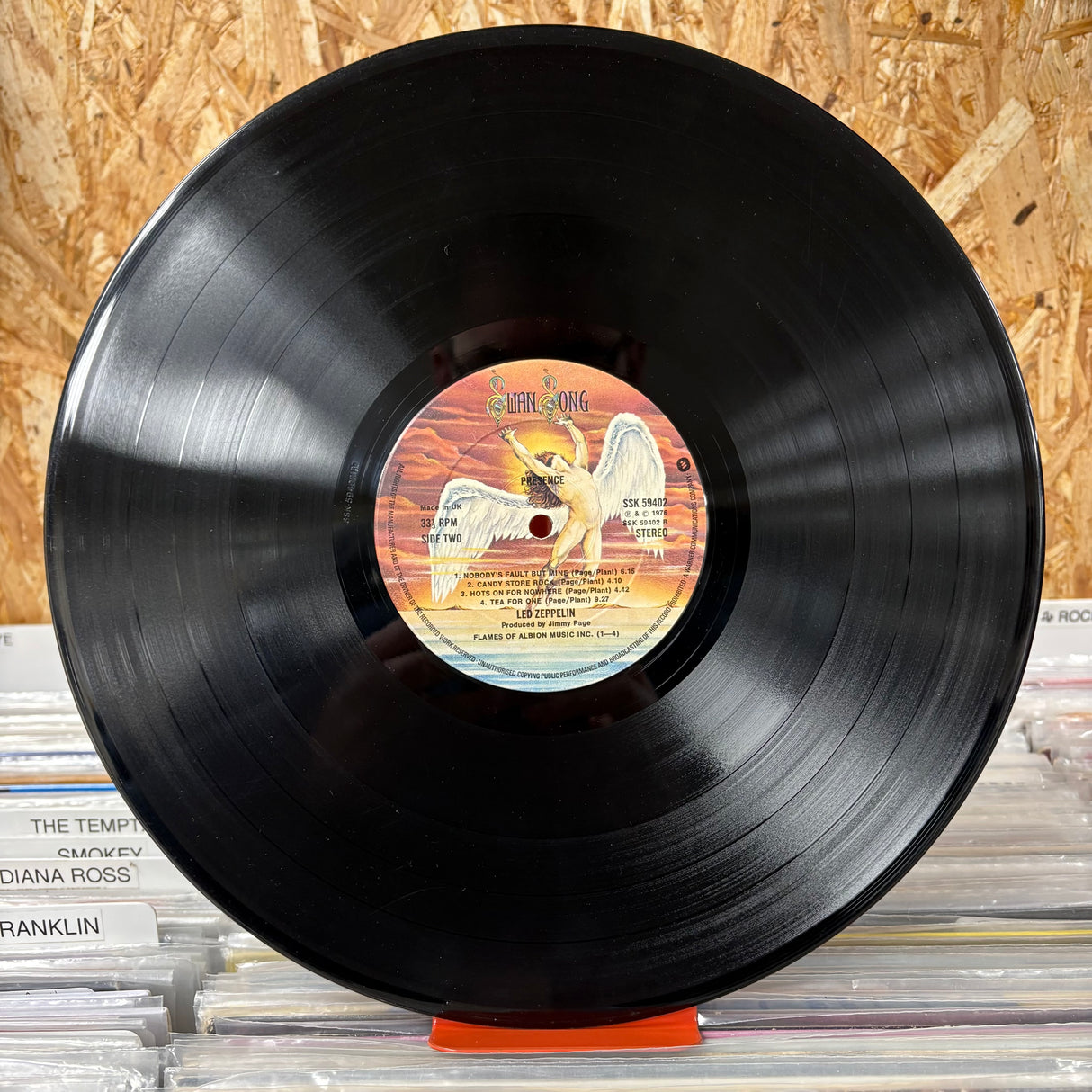 Led Zeppelin - Presence - No text on label - VINYL