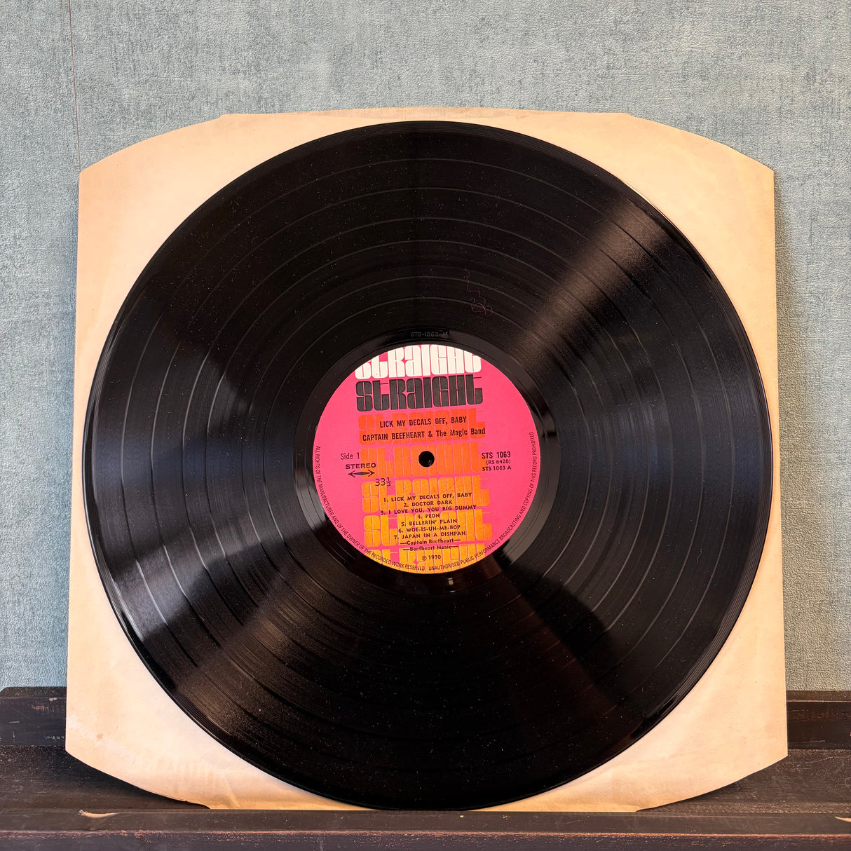 Captain Beefheart & The Magic Band - Lick My Decals Off Baby - Original Straight Label - VINYL
