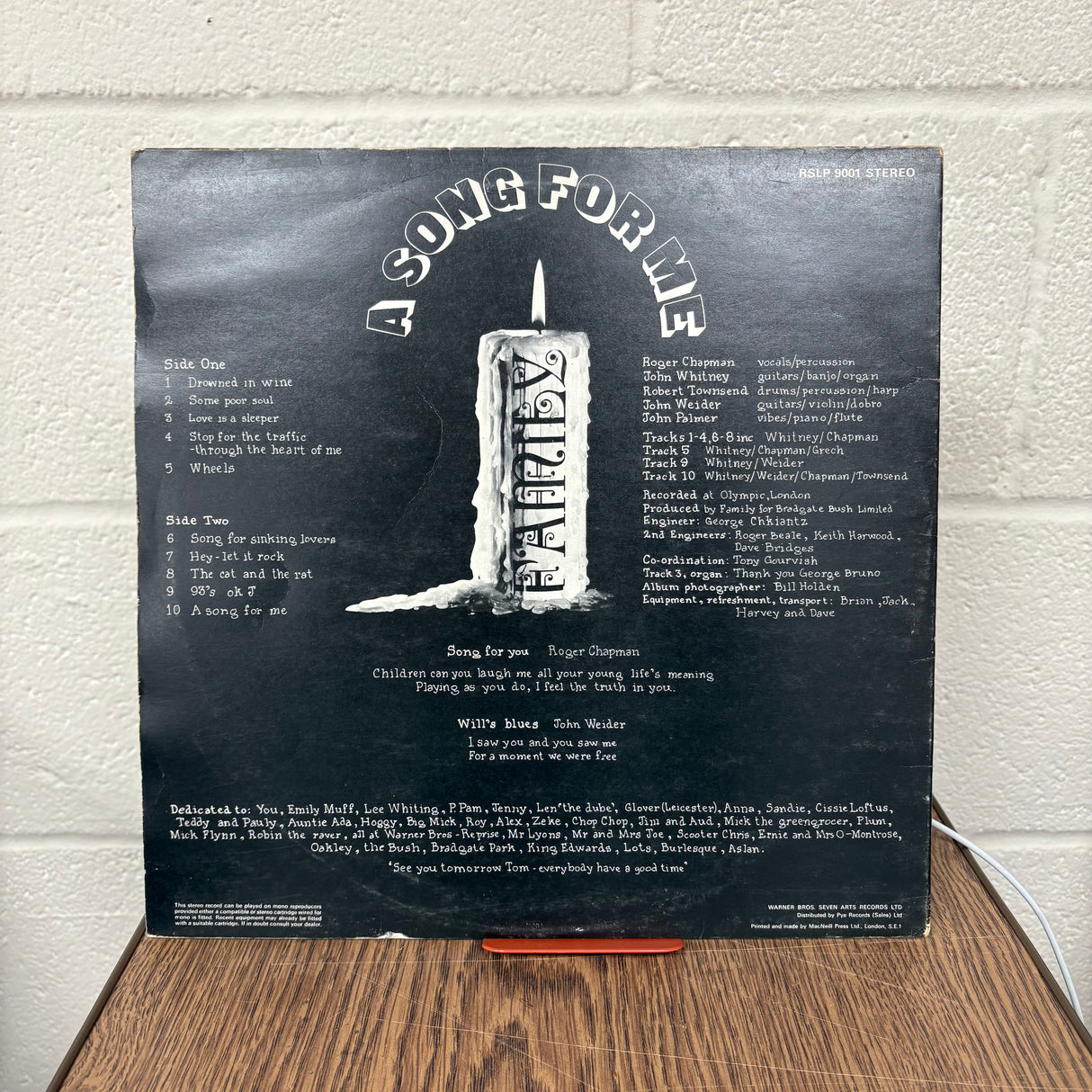 Family - A Song For Me - VINYL