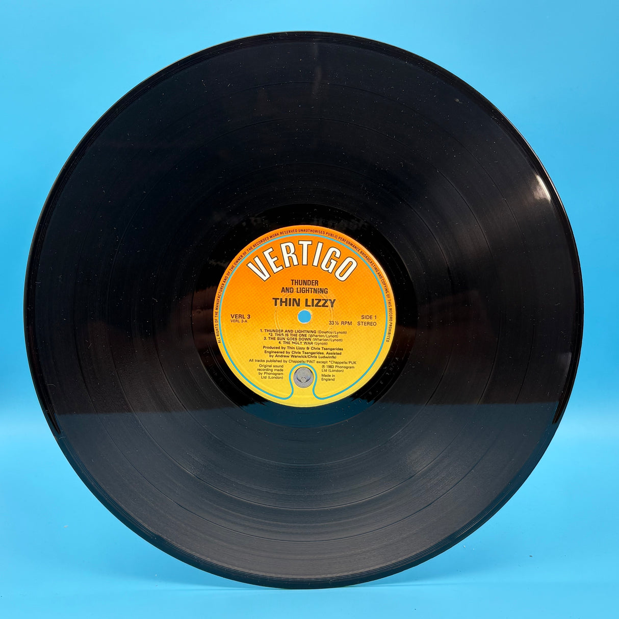 Thin Lizzy - Thunder And Lightening Vinyl