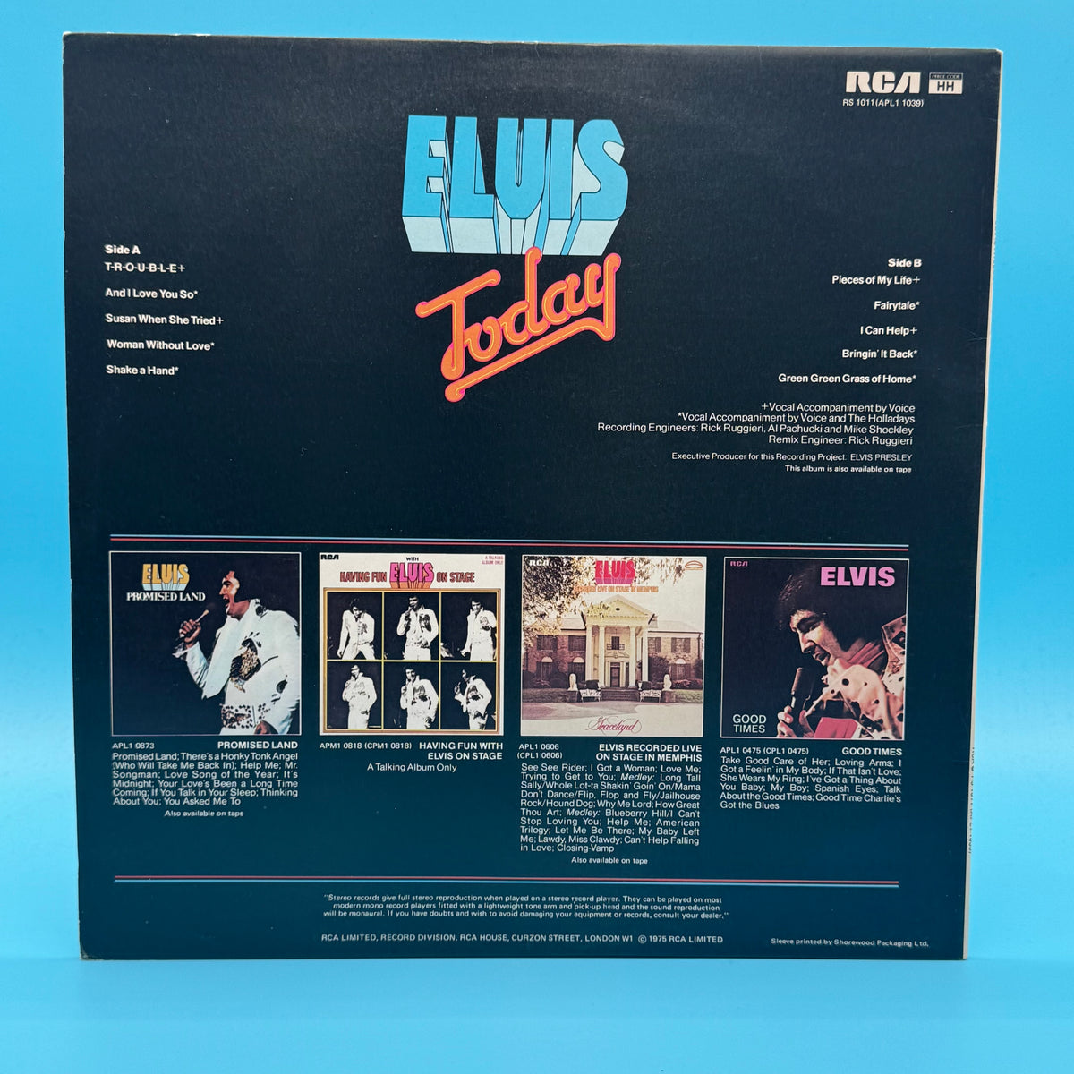 Elvis Presley - Today Vinyl