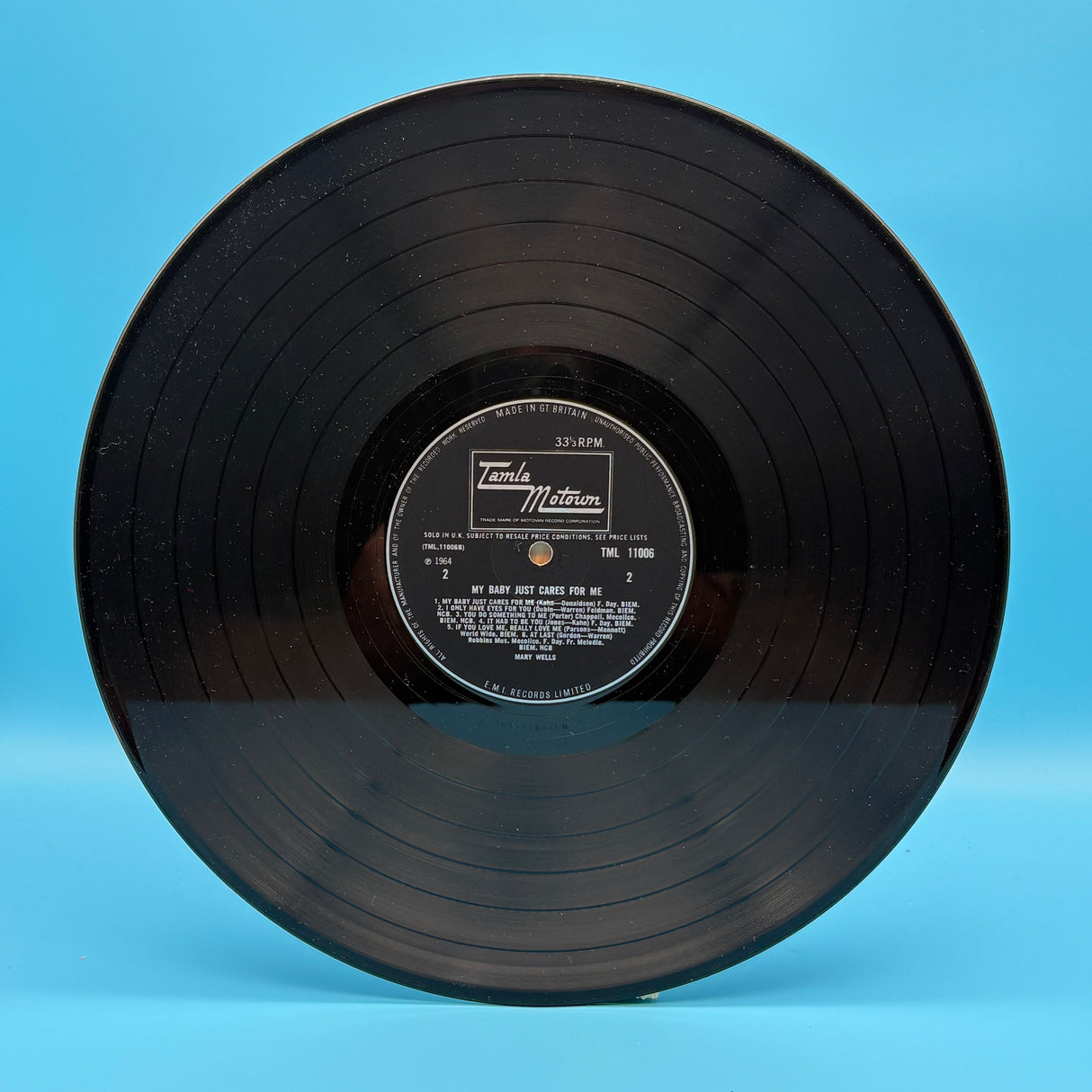 Mary Wells - My Baby Just Cares For Me Vinyl