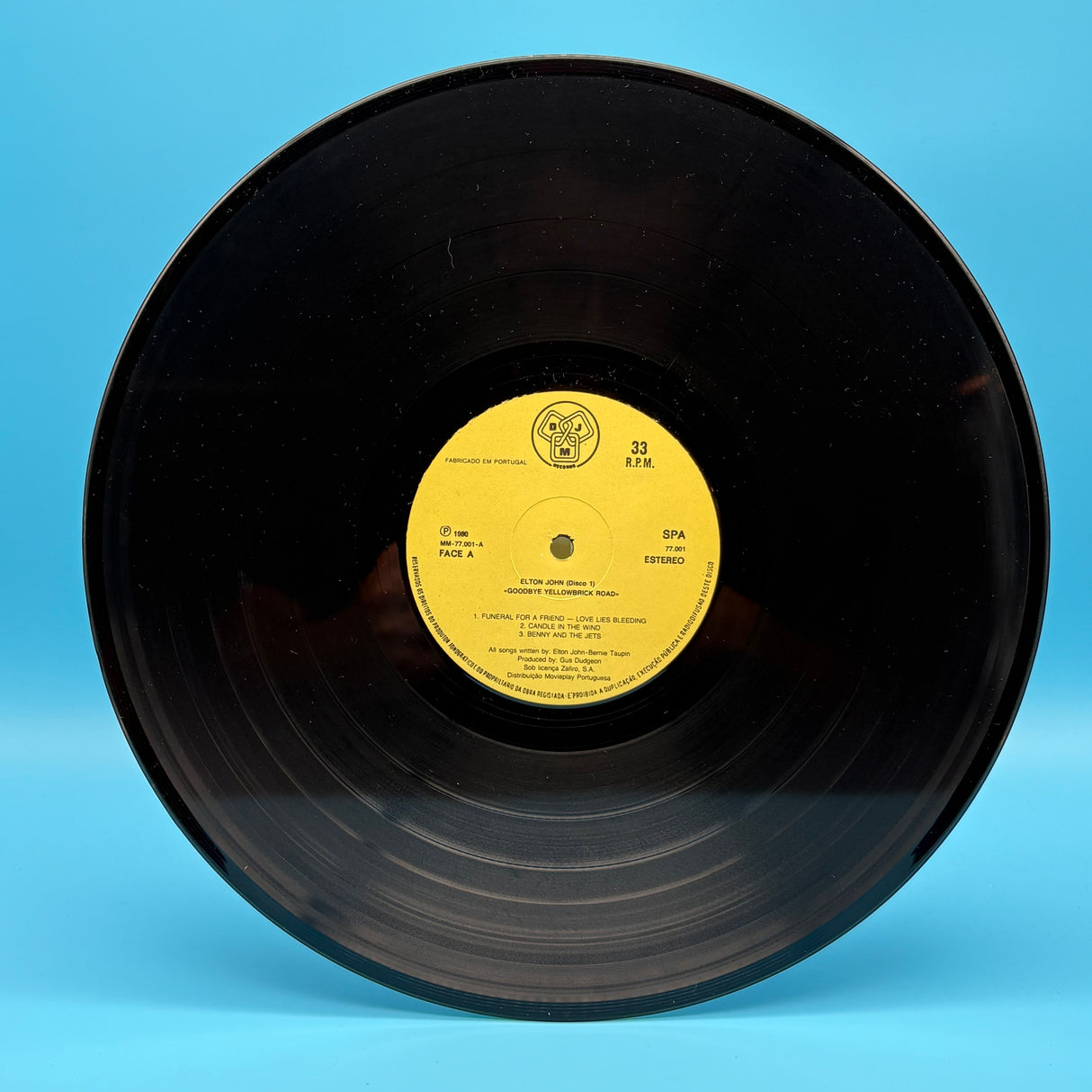 Elton John - Goodbye Yellow Brick Road Portuguese Vinyl