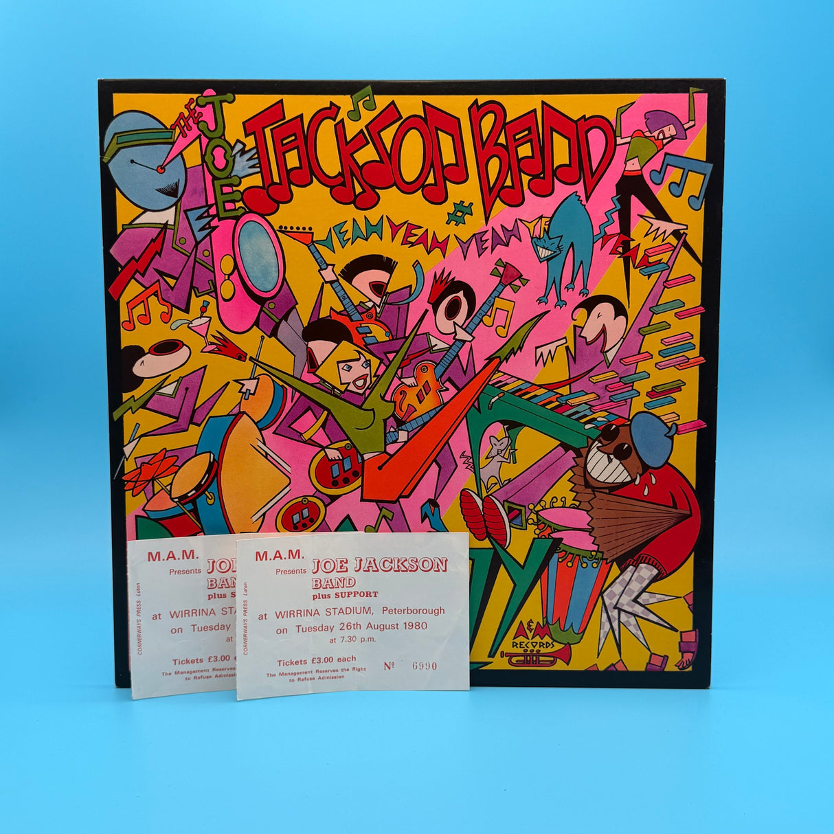Joe Jackson Band - Beat Crazy With Poster And Ticket Stubs Vinyl