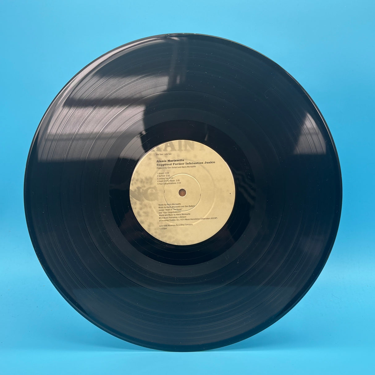 Alanis Morissette - Supposed Former Infatuation Junkie Original Vinyl