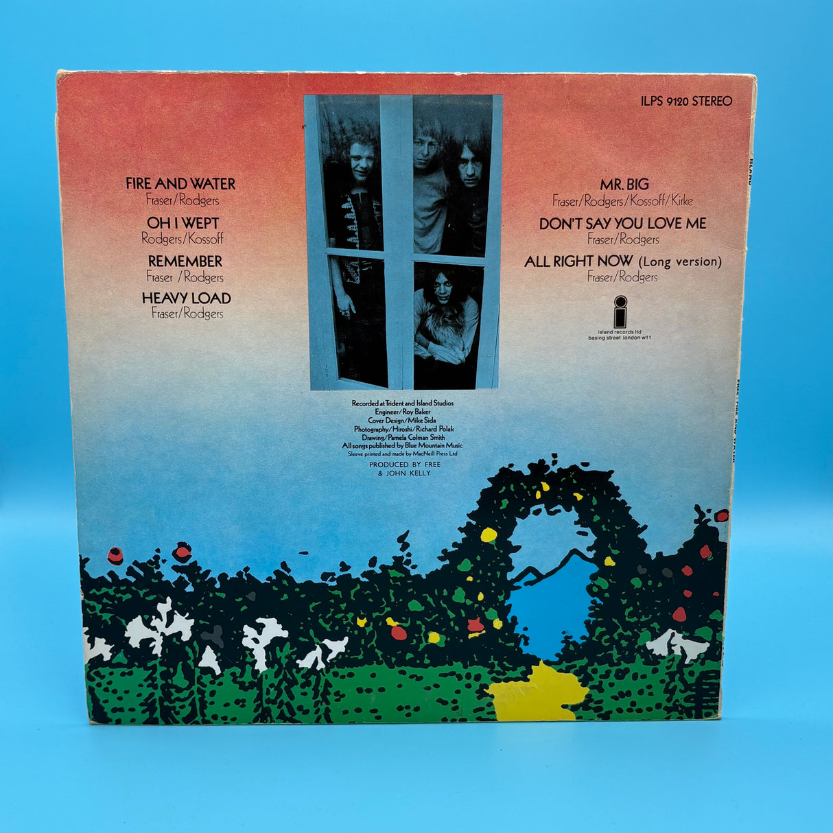 Free - Fire And Water Pink Island Original Vinyl