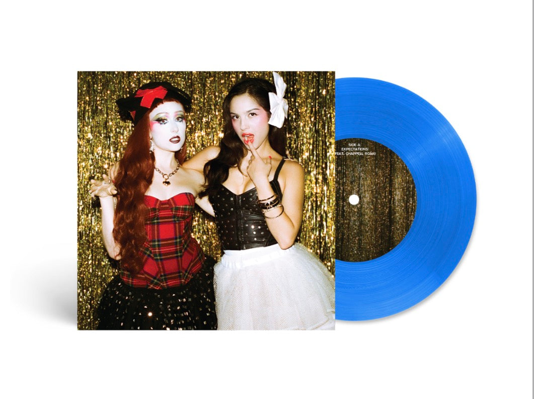 Olivia Rodrigo And Chappel Roan - expectations Blue Limited 7” Vinyl