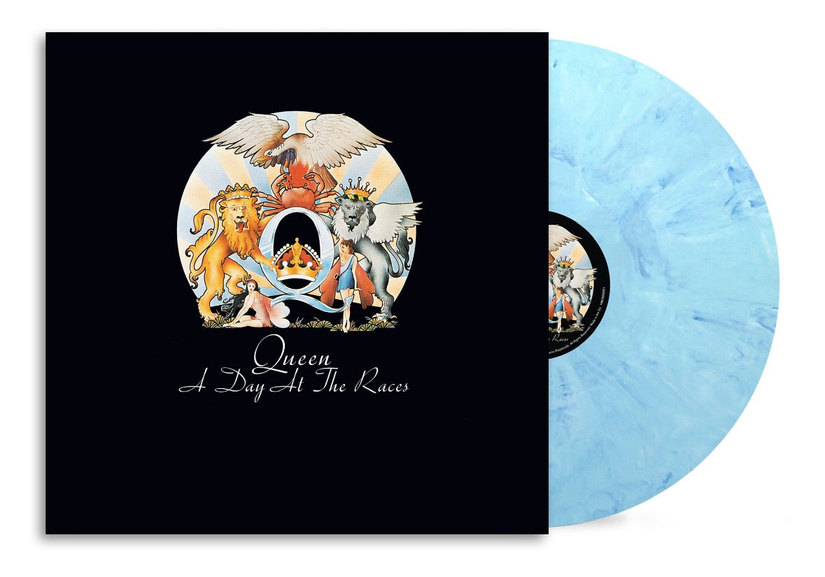 Queen - A Day At The Races 50th Anniversary Blue Marble Vinyl