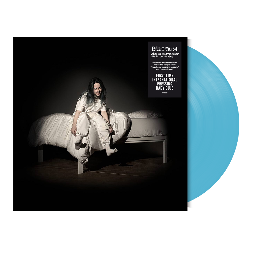 Billie Eilish - WHEN WE ALL FALL ASLEEP, WHERE DO WE GO? - Baby Blue - VINYL