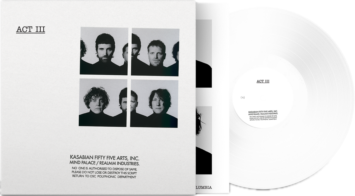 Kasabian - ACT III - Exclusive White VINYL