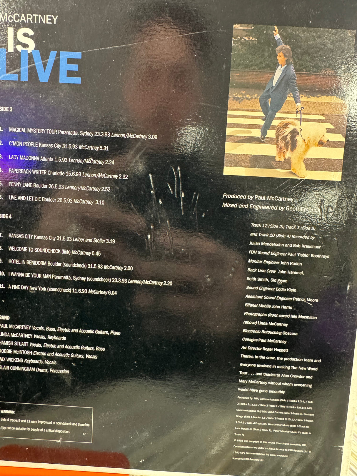 Paul McCartney - Paul is Live - Original