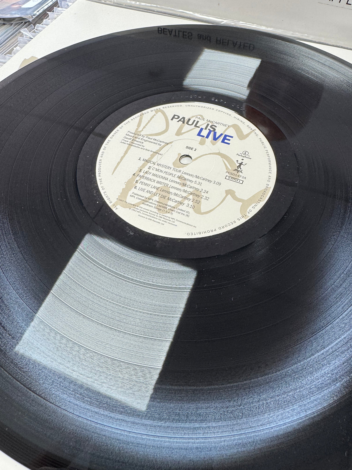 Paul McCartney - Paul is Live - Original