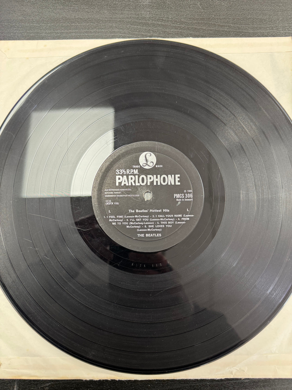 The Beatles - Hottest Hits - Original 1965 Denmark