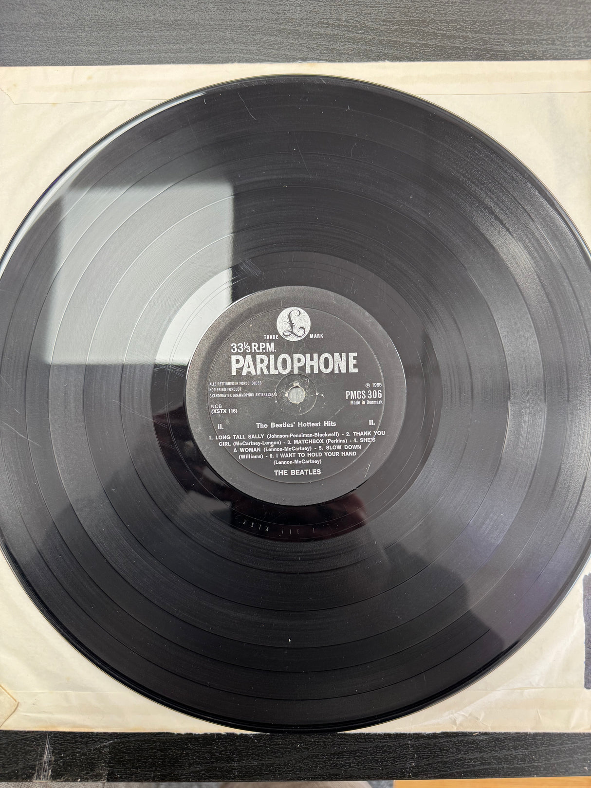 The Beatles - Hottest Hits - Original 1965 Denmark