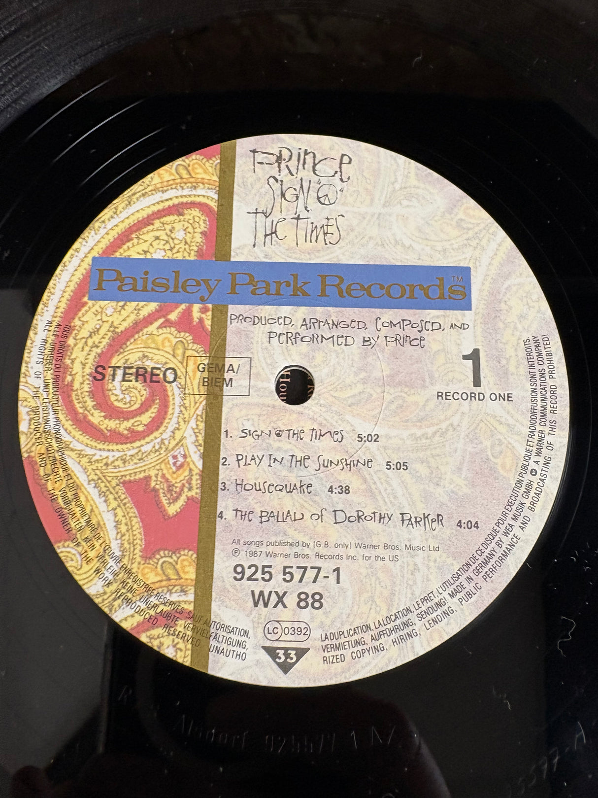 Prince - Sign of the Times - VINYL