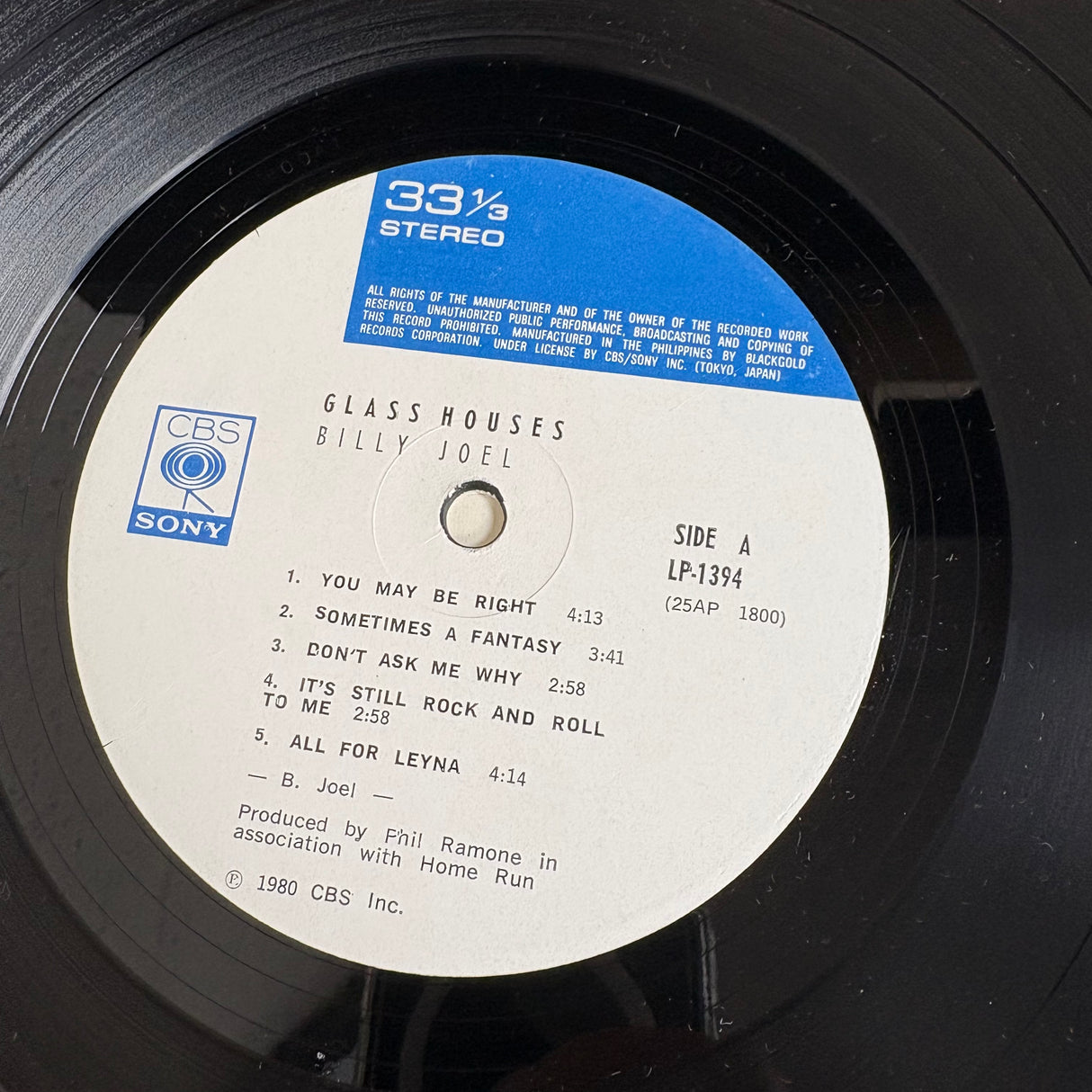Billy Joel - Glass Houses - VINYL
