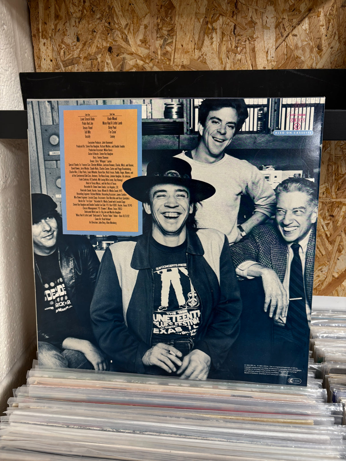 Stevie Ray Vaughan and Double Trouble - Texas Flood - VINYL