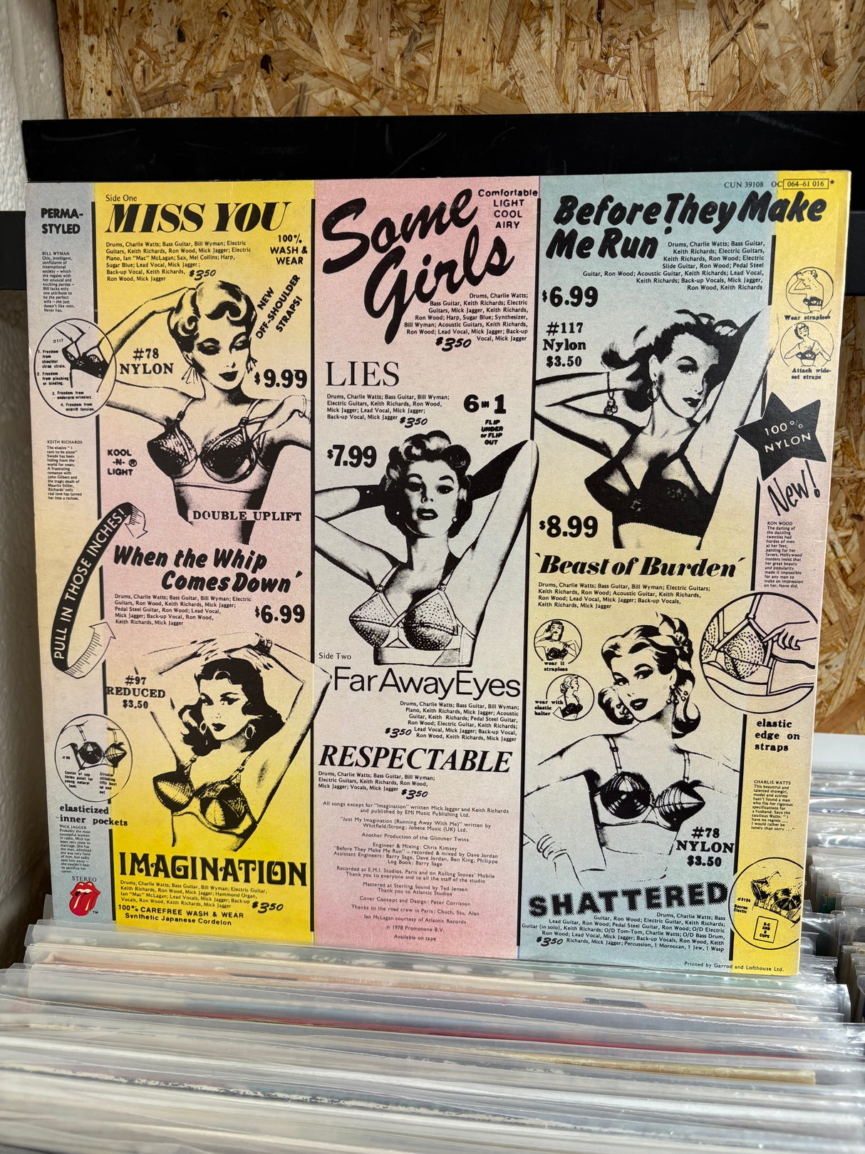 The Rolling Stones - Some Girls - (Censored Sleeve) - VINYL