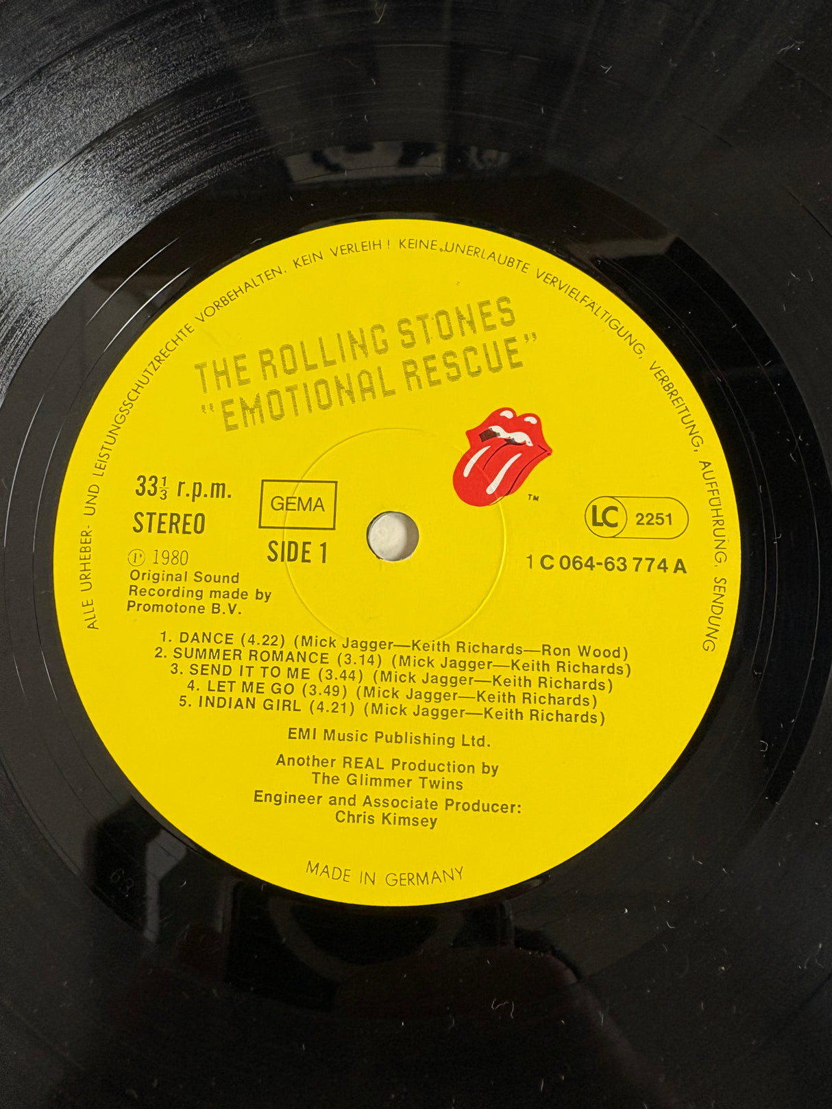The Rolling Stones - Emotional Rescue - VINYL