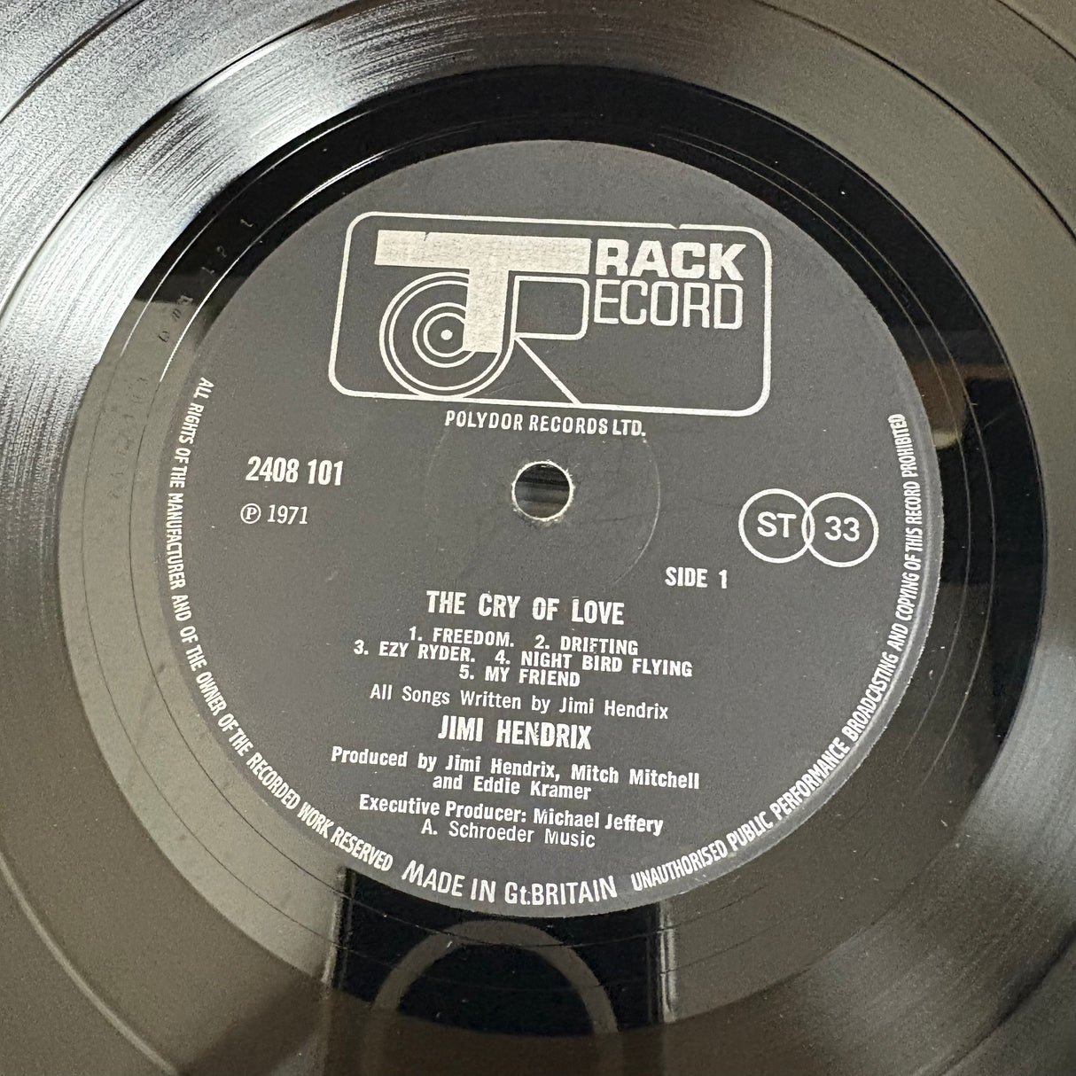 Jimi Hendrix - The Cry Of Love - Vinyl