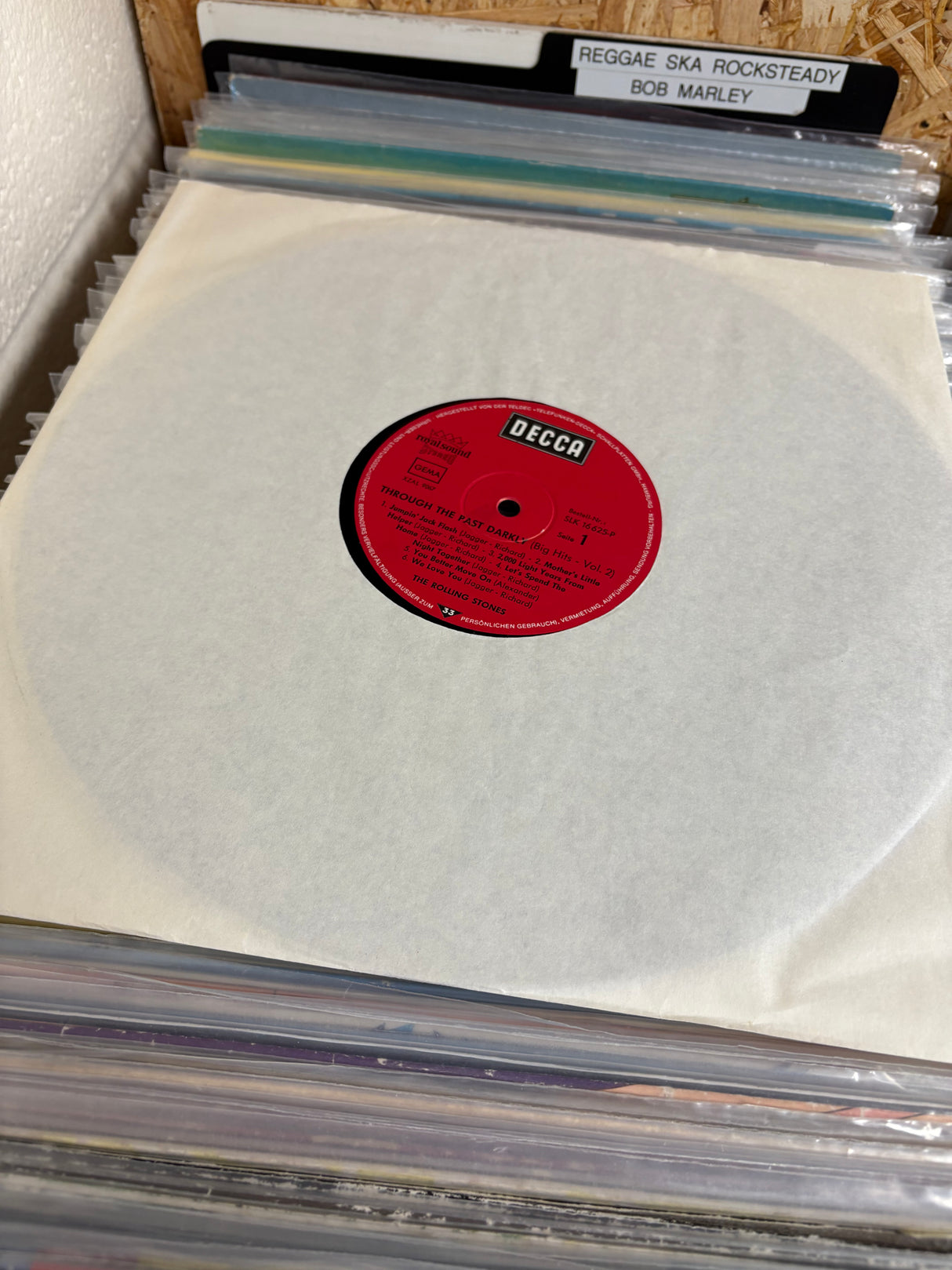 Rolling Stones - Through The Past, Darkly (German Press) - Vinyl