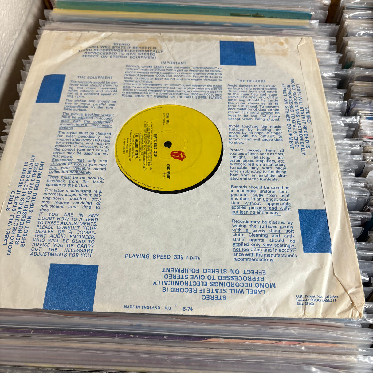 The Rolling Stones - Goats Head Soup - Vinyl