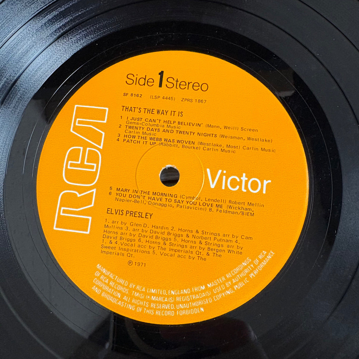 Elvis Presley - Thats the Way it Is - VINYL