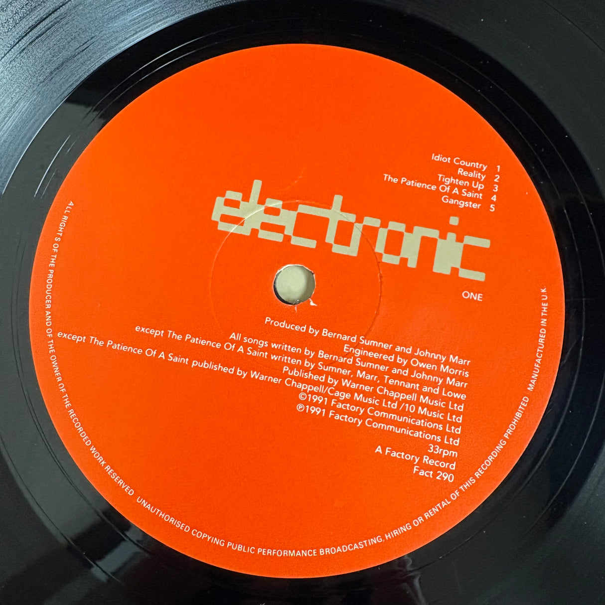Electronic - FAC 290 - VINYL