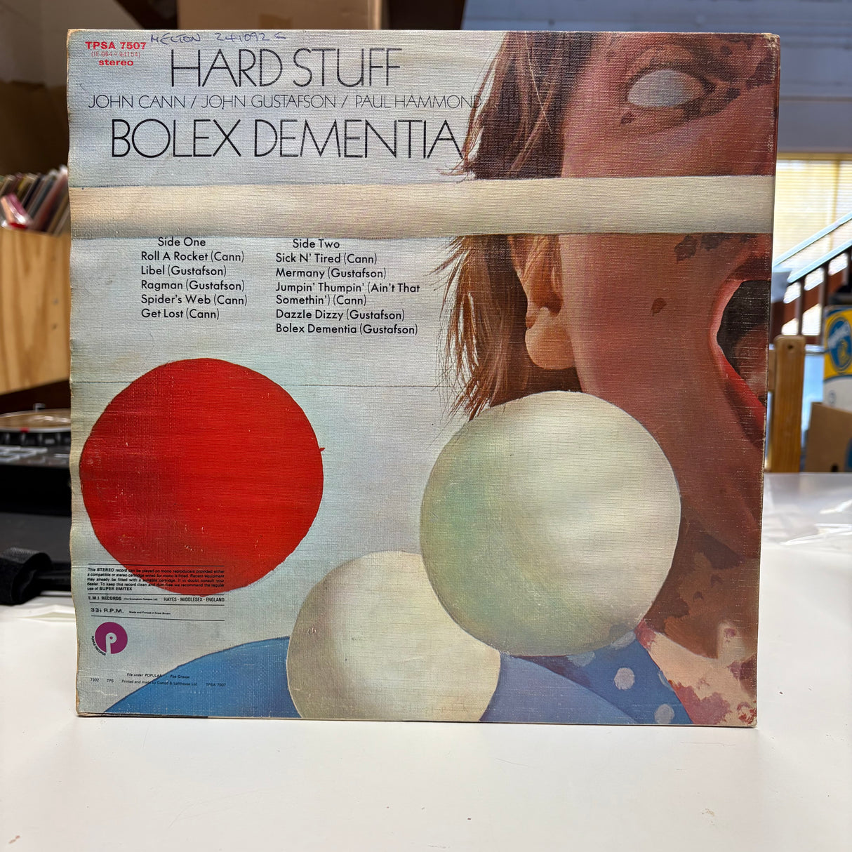 Bolex Dementia - Hard Stuff - VINYL