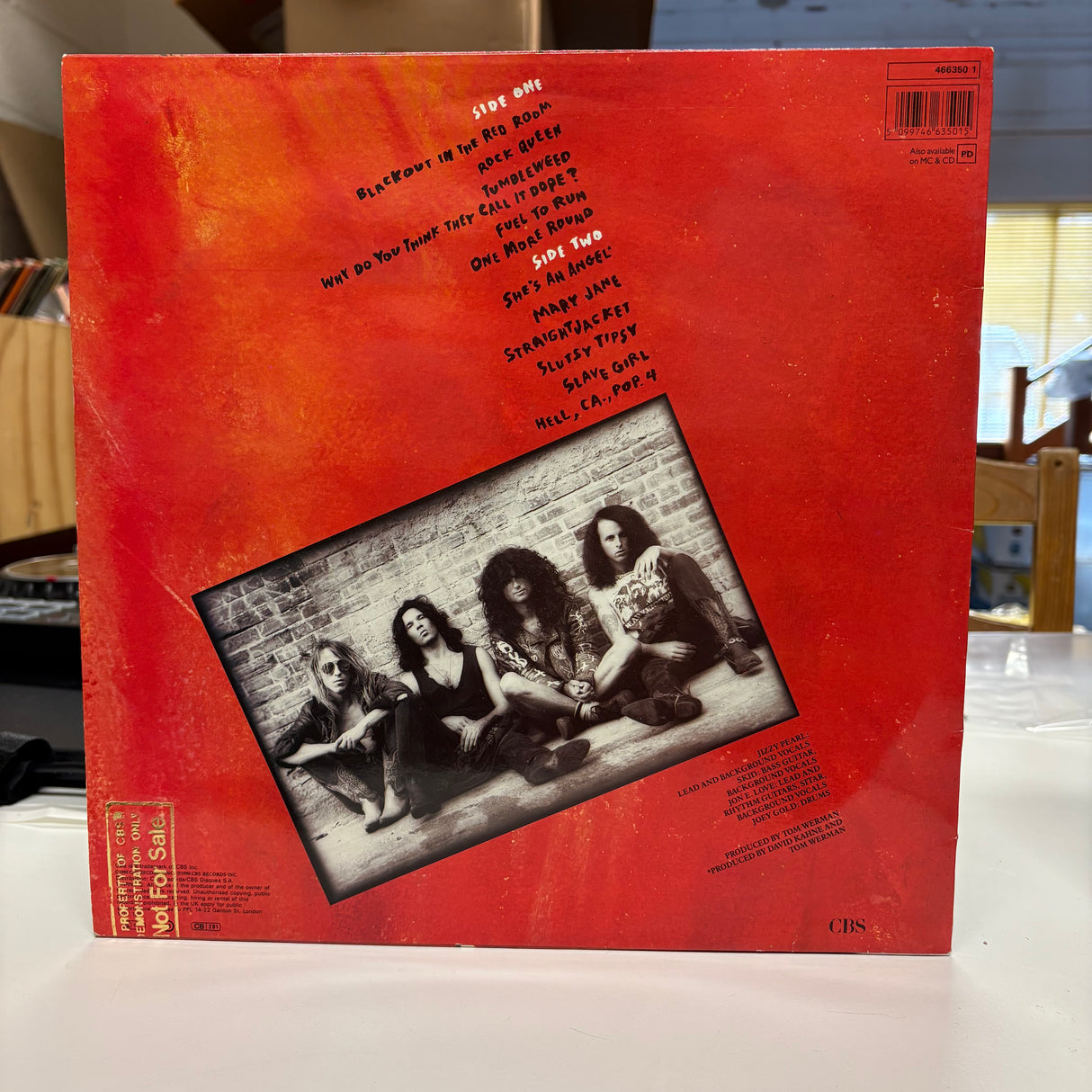 Love/Hate - Black Out In The Red Room - SIGNED - VINYL