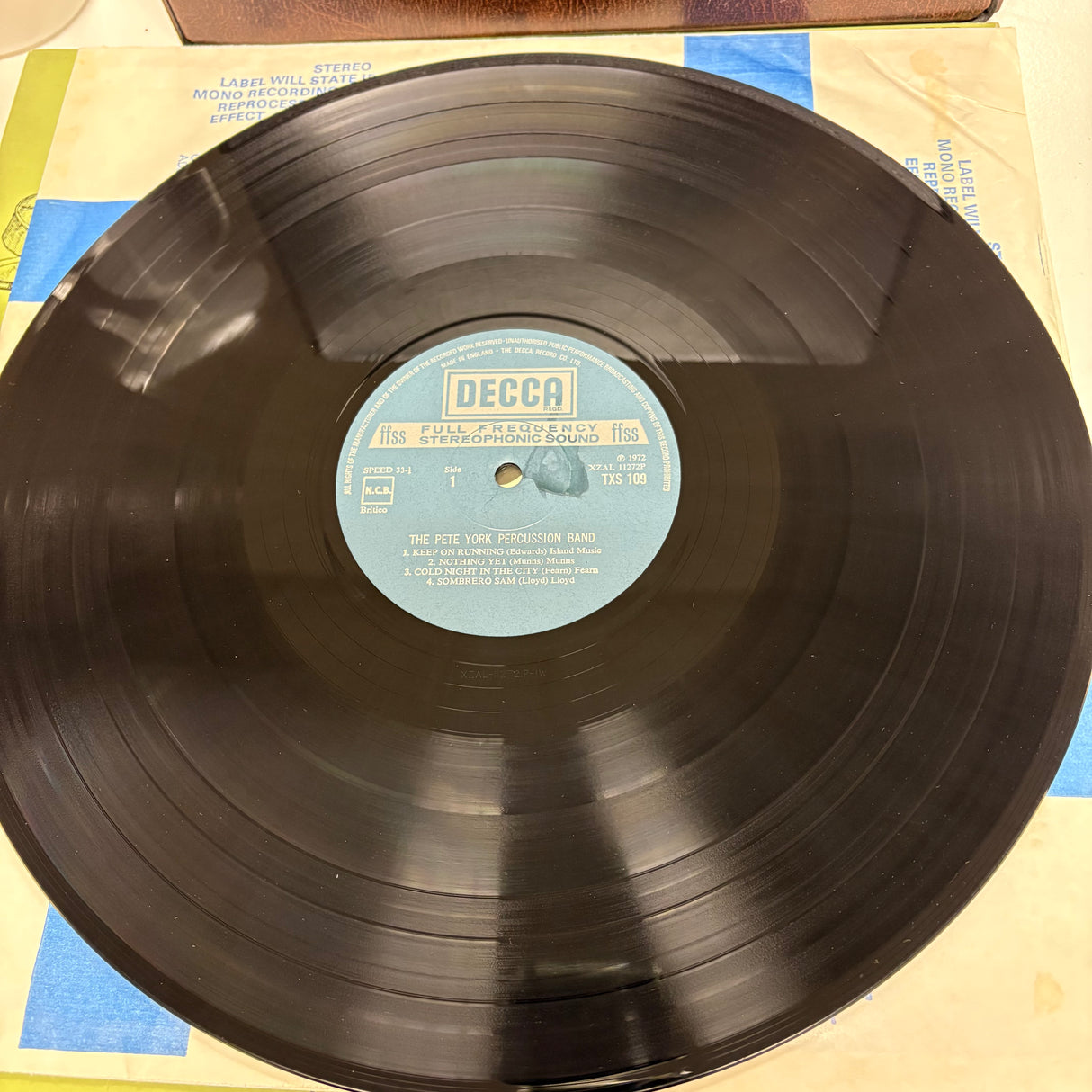 The Pete York Percussion Band - Self Titled - VINYL