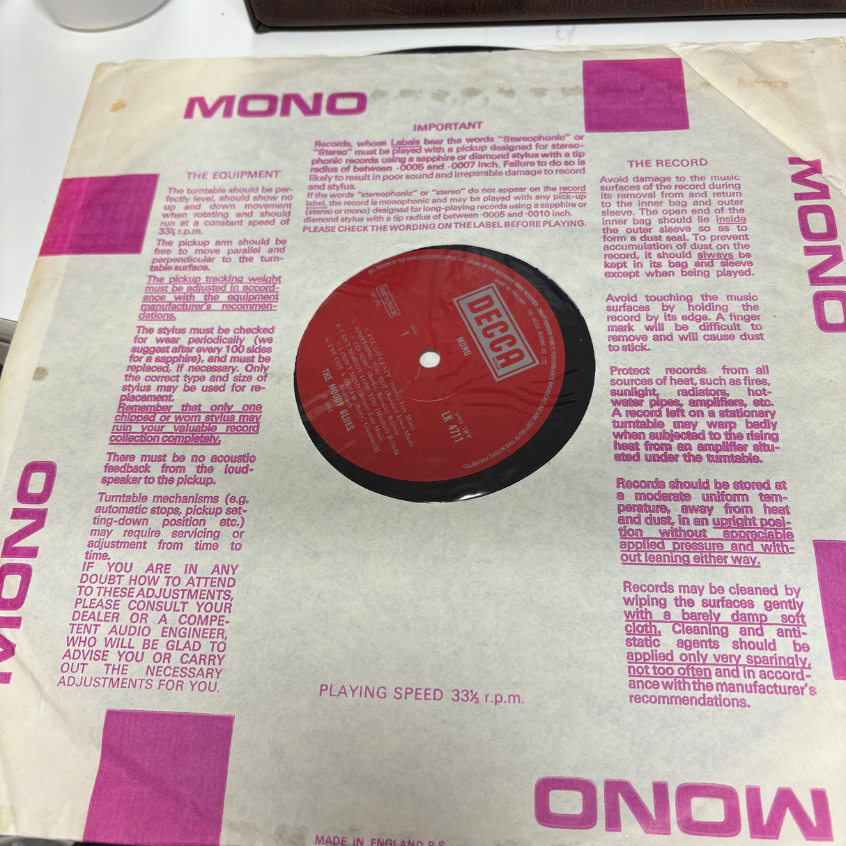 The Moody Blues - The Magnificent Moods - Boxed Decca - VINYL