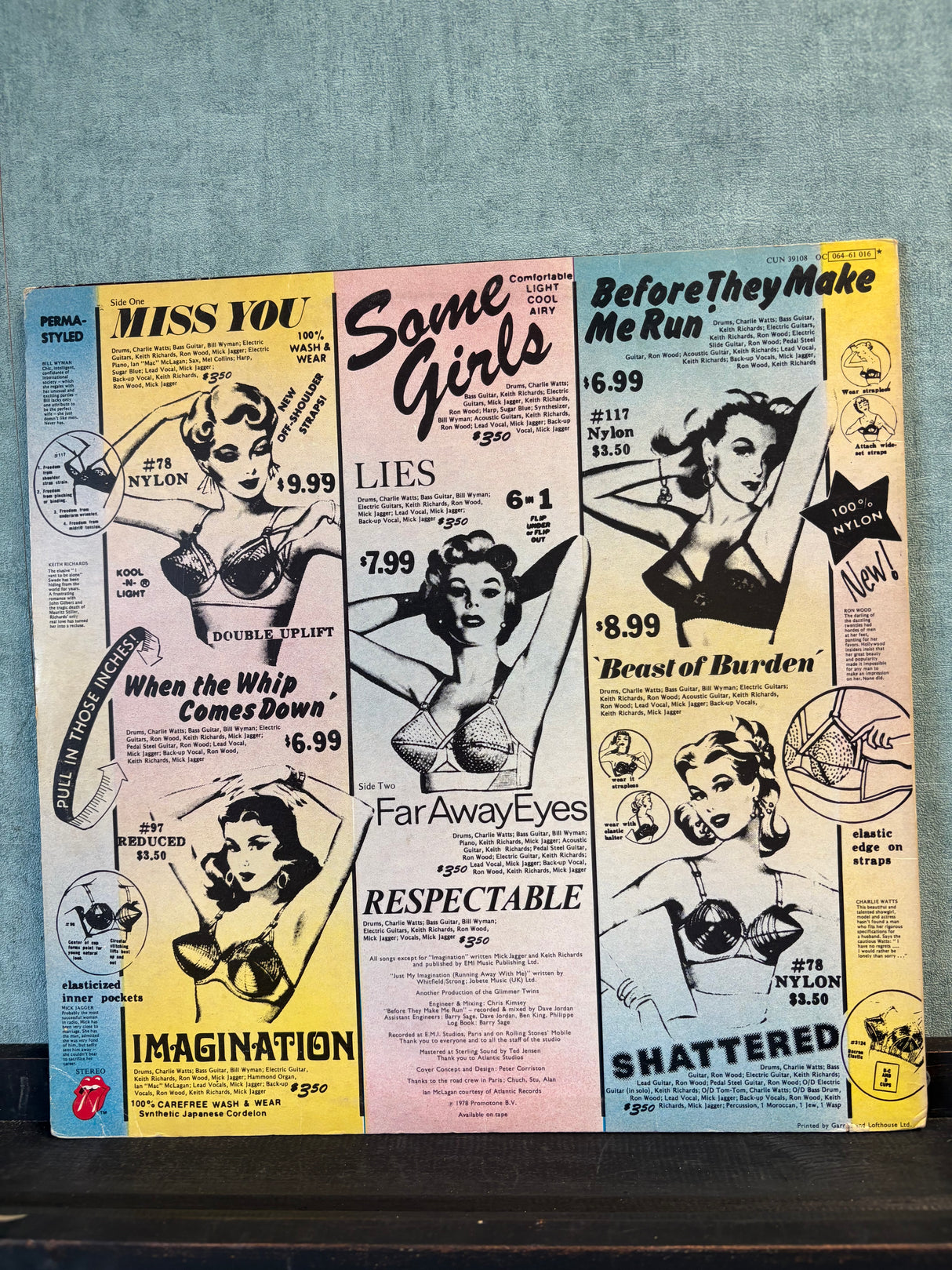 The Rolling Stones - Some Girls Uncensored Sleeve Vinyl