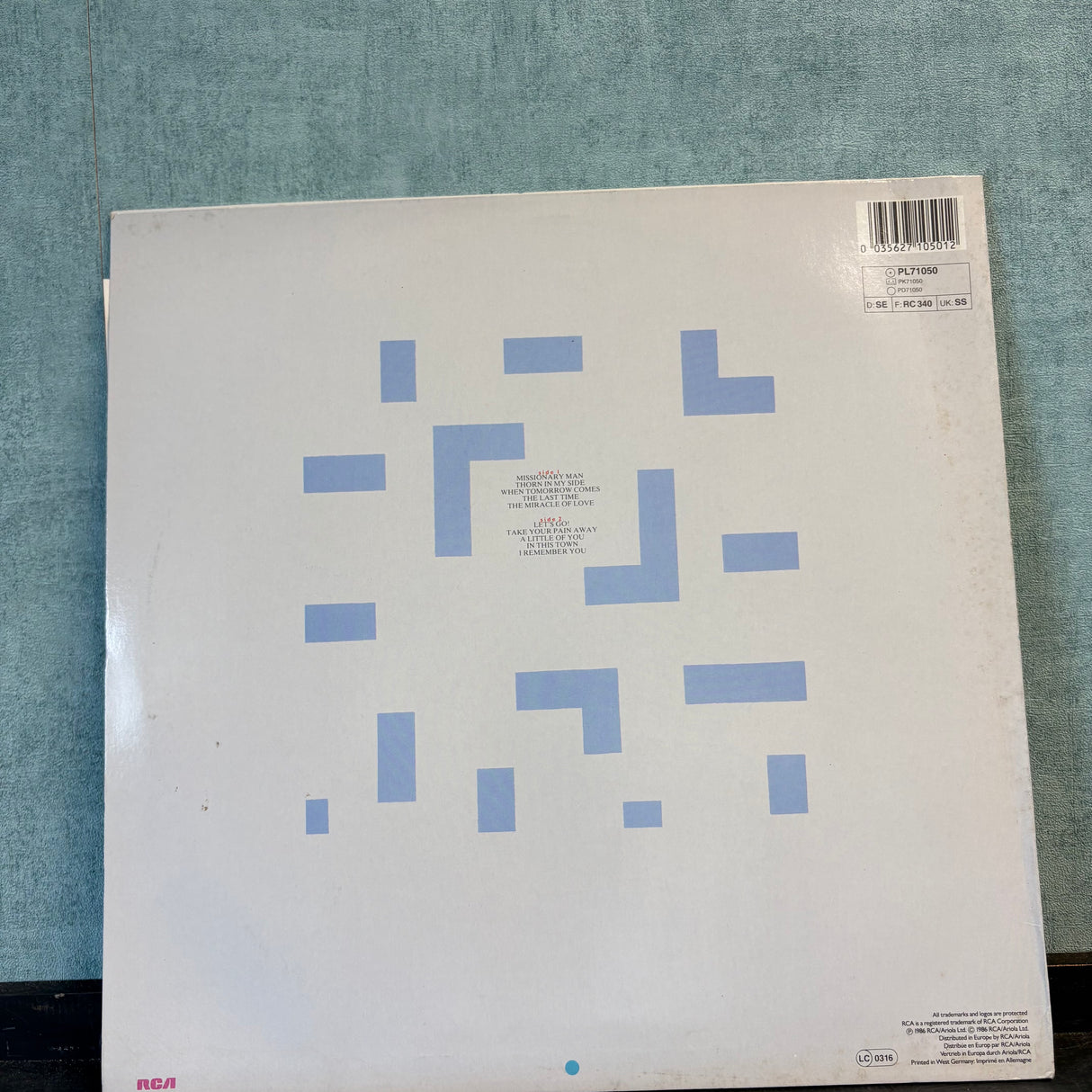 Eurythmics - Revenge Vinyl