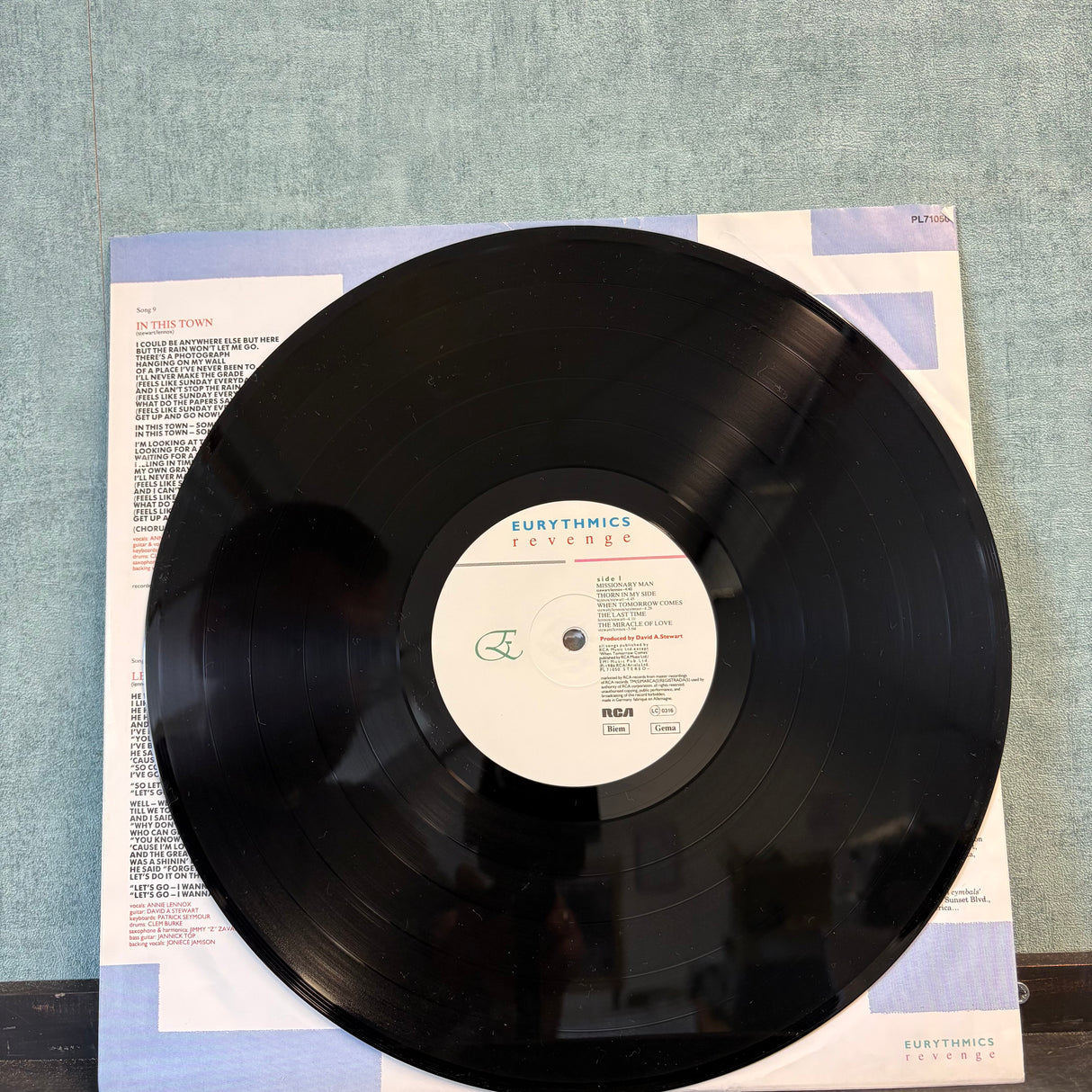 Eurythmics - Revenge Vinyl