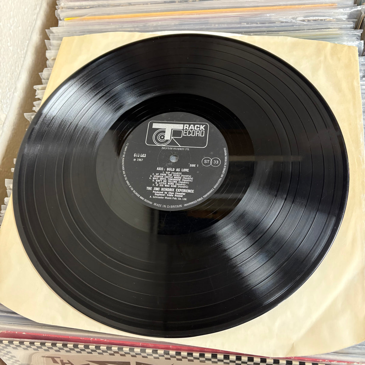 Jimi Hendrix - Axis: Bold As Love - Track Records Original - VINYL