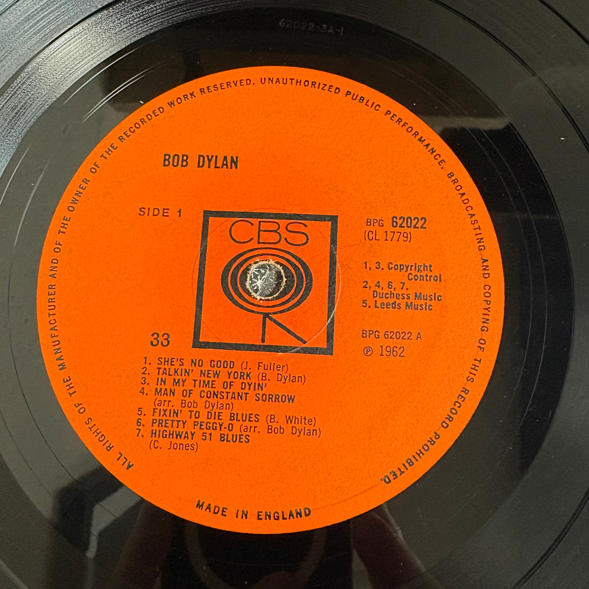 Bob Dylan - S/T - VINYL