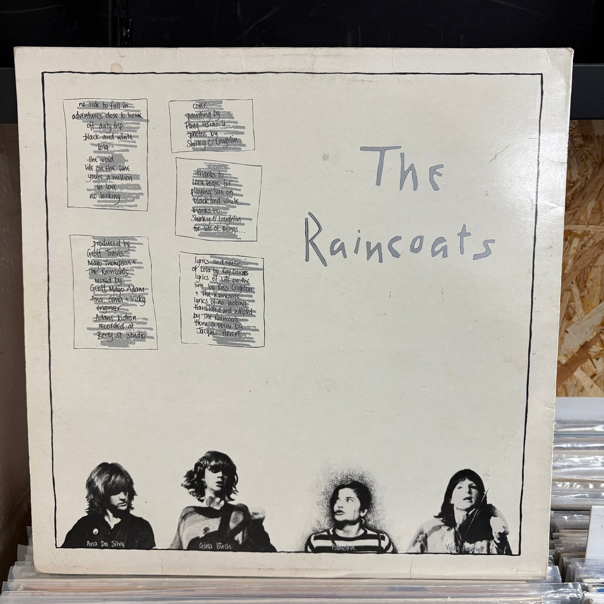 The Raincoats - Self Titled - VINYL