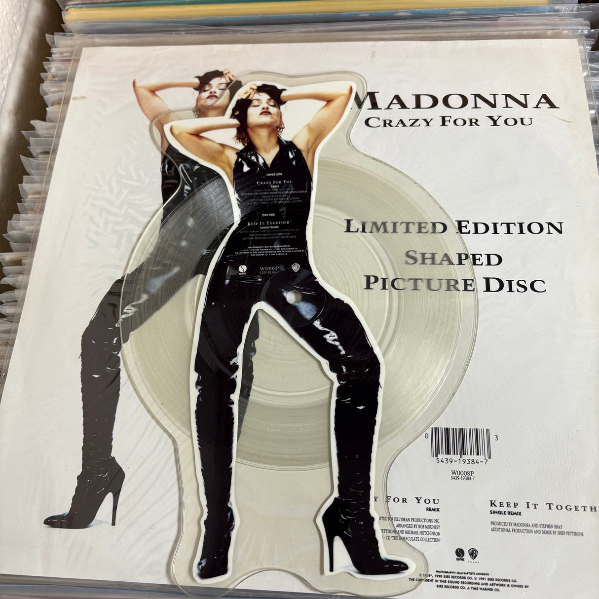 Madonna - Crazy For you - Shaped Picture Disc - VINYL