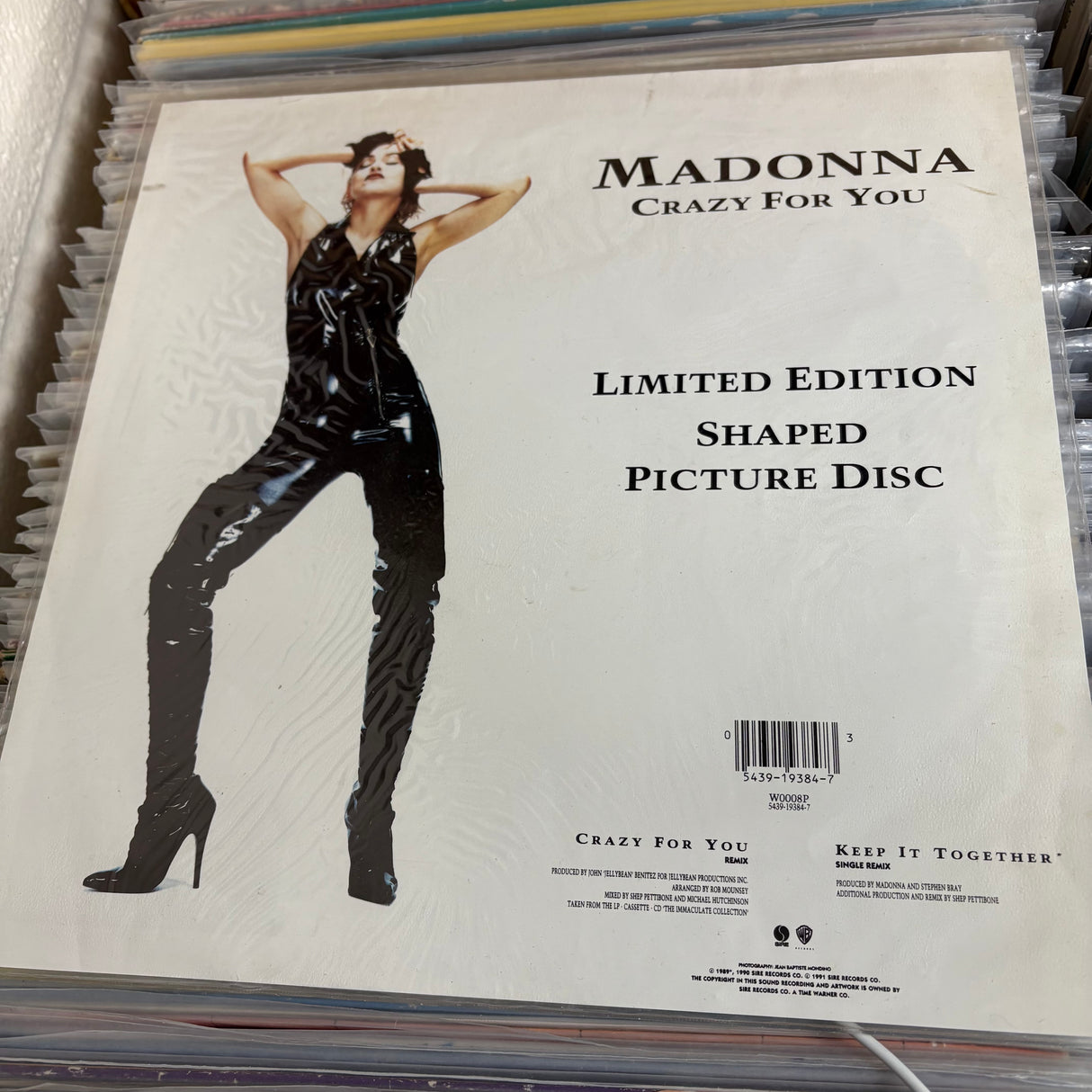 Madonna - Crazy For you - Shaped Picture Disc - VINYL