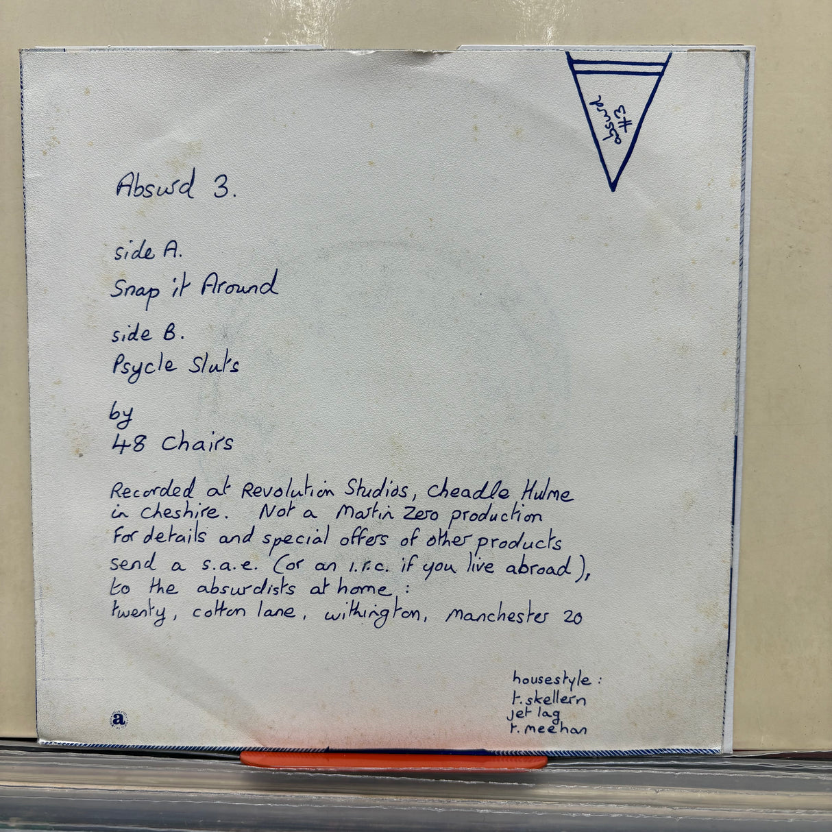 48 Chairs - Snap It Around - Absurd 3 - 7 inch Single - VINYL