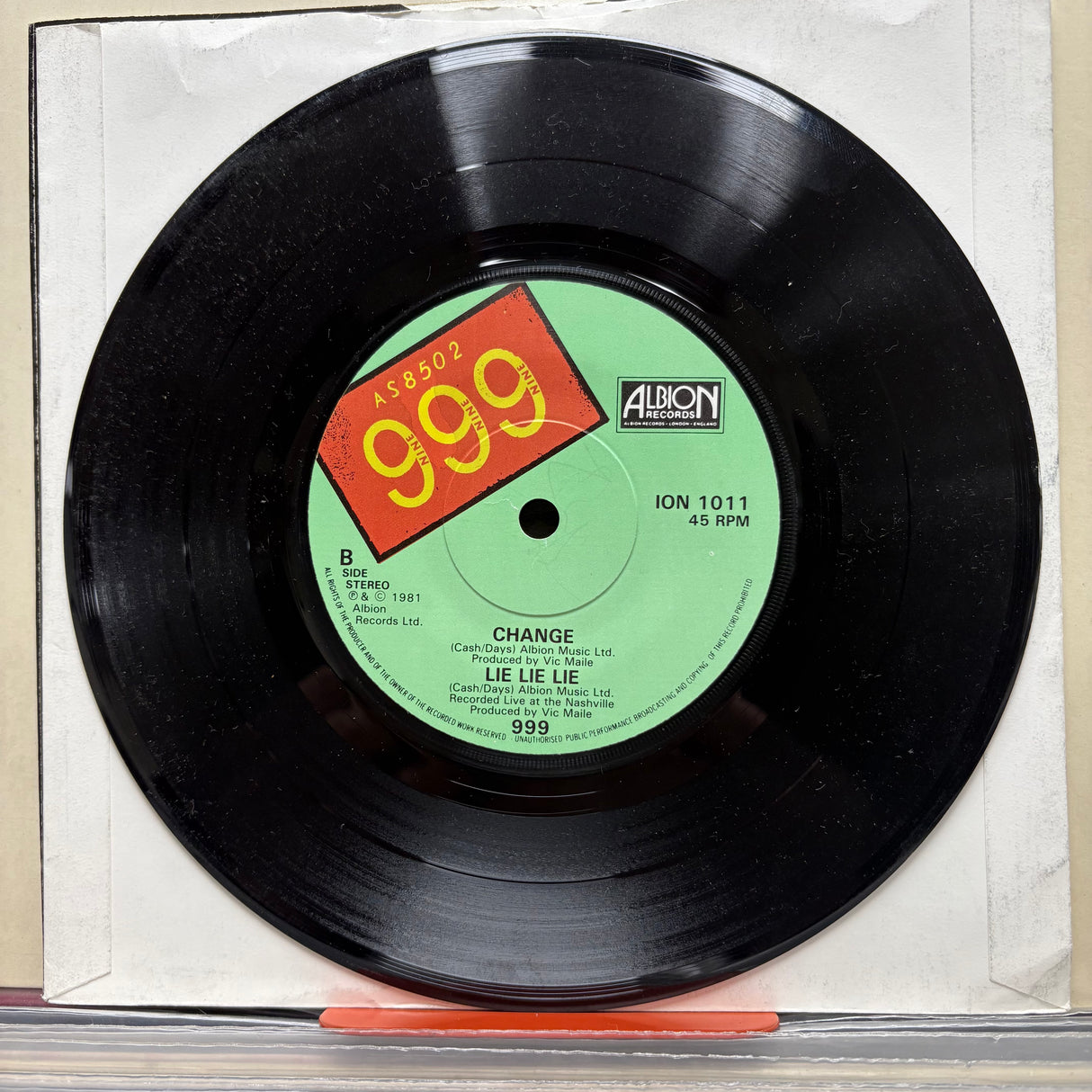 999 - Obsessed - 7 inch Single - VINYL