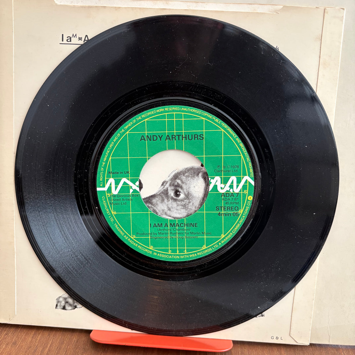 Andy Arthurs - I Can Detect - 7 inch Single - VINYL
