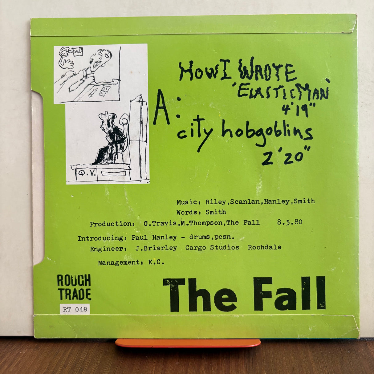 The Fall - How I Wrote Elastic Man - Rough Trade RT048 - 7 inch Single - VINYL
