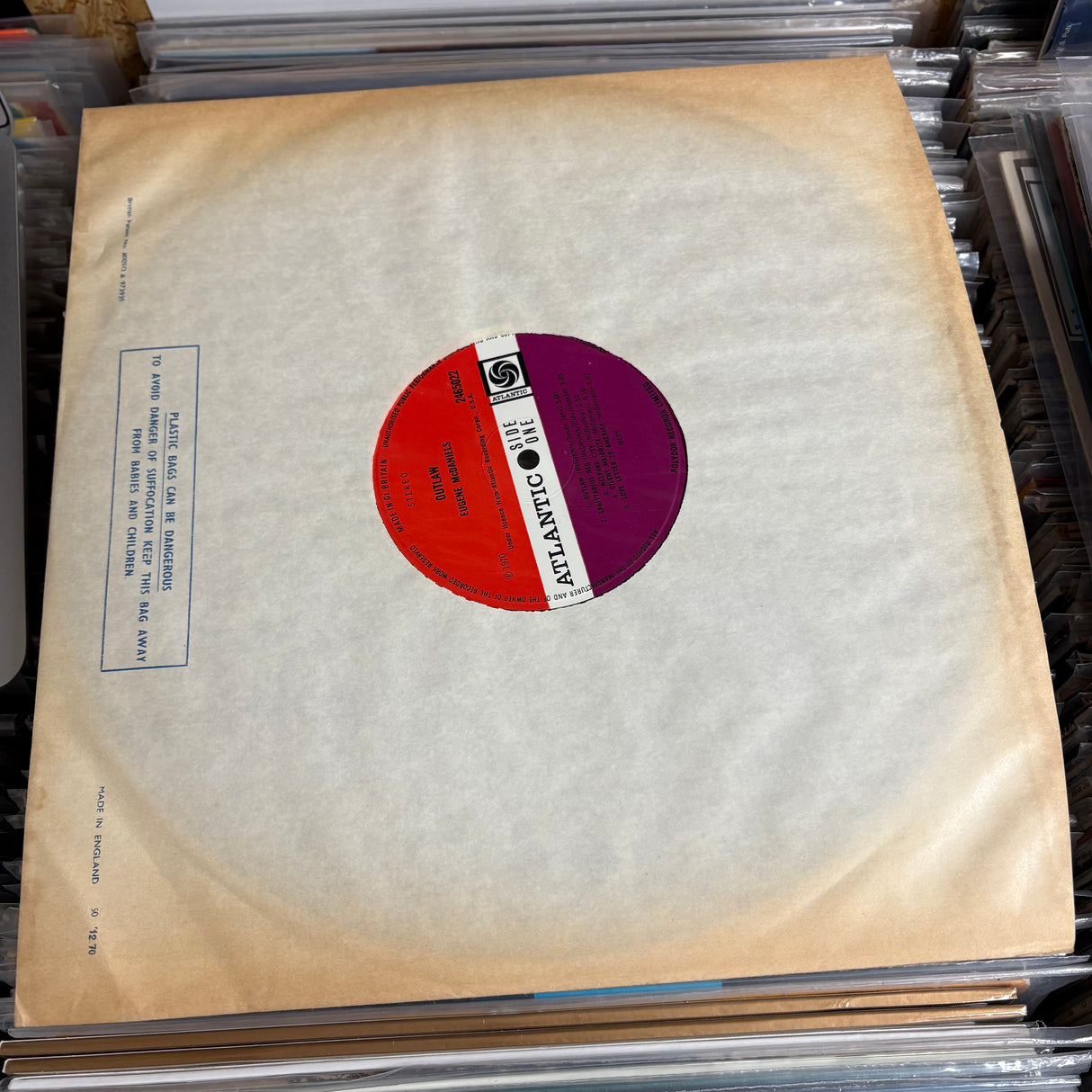 Eugene McDaniels - Outlaw - Plum Atlantic - VINYL