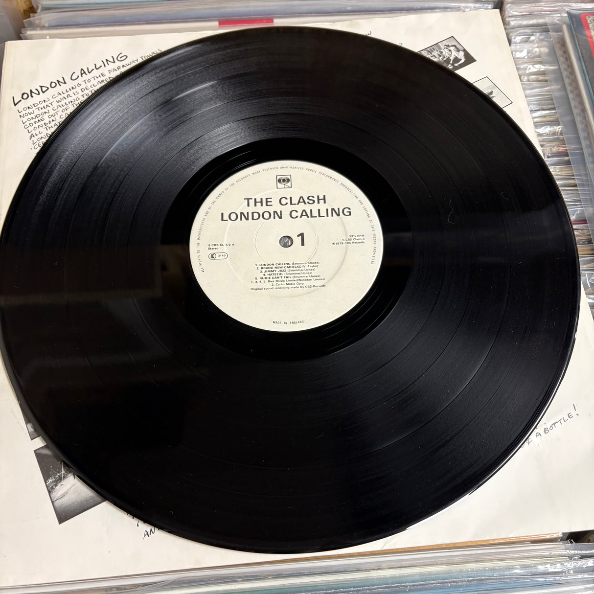 The Clash - London Calling - First Press - VINYL