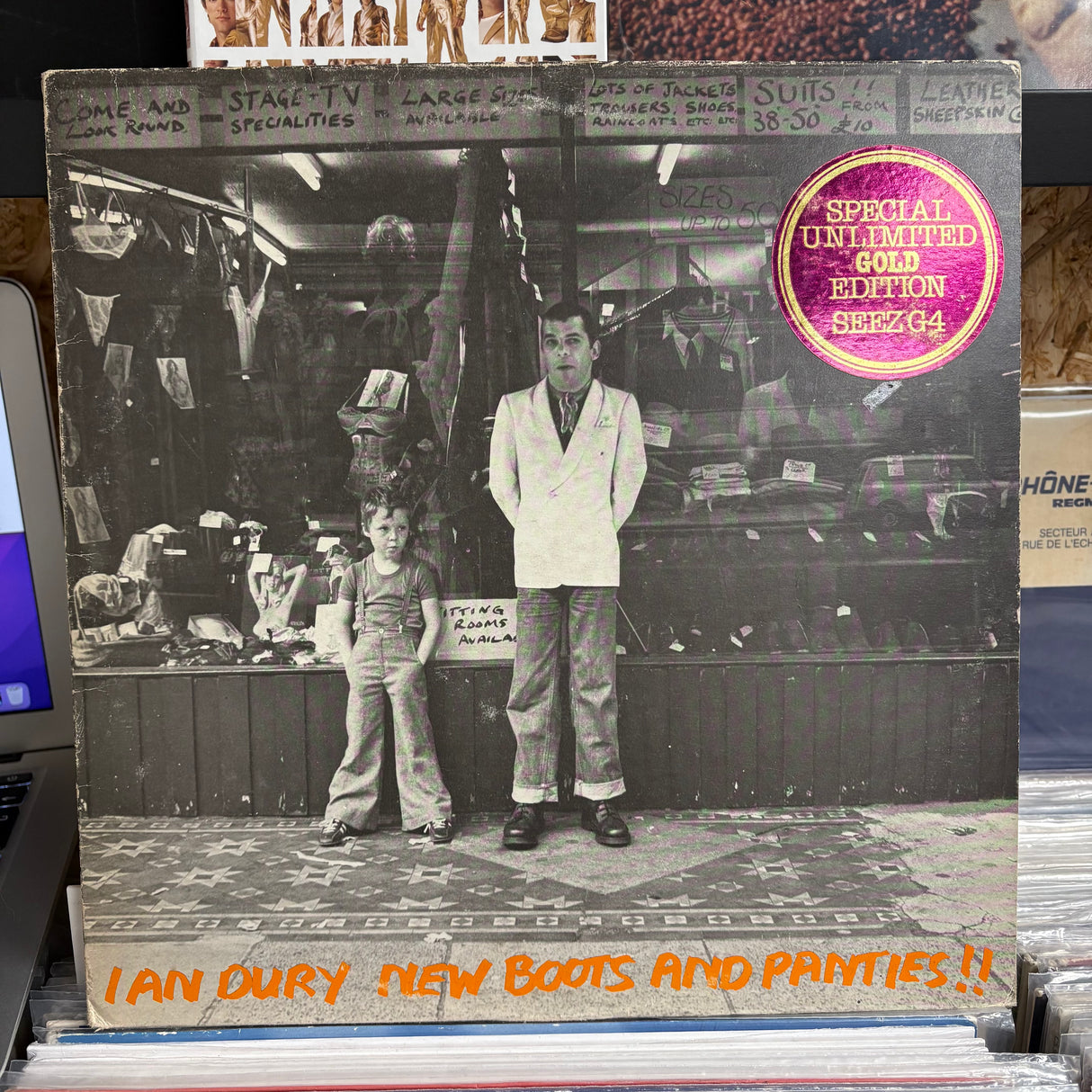 Ian Dury - New Boots And Panties!! - Gold Coloured - VINYL