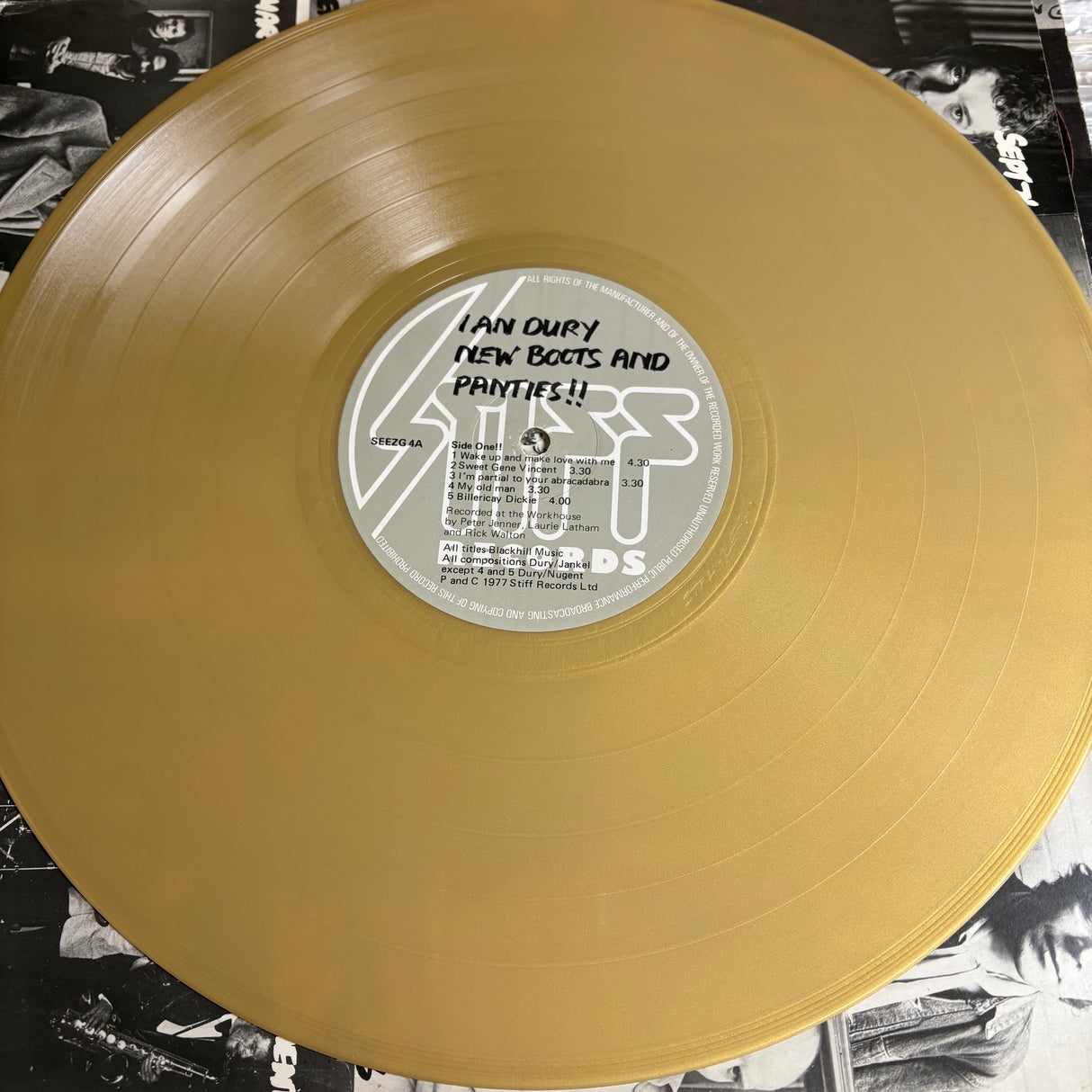 Ian Dury - New Boots And Panties!! - Gold Coloured - VINYL